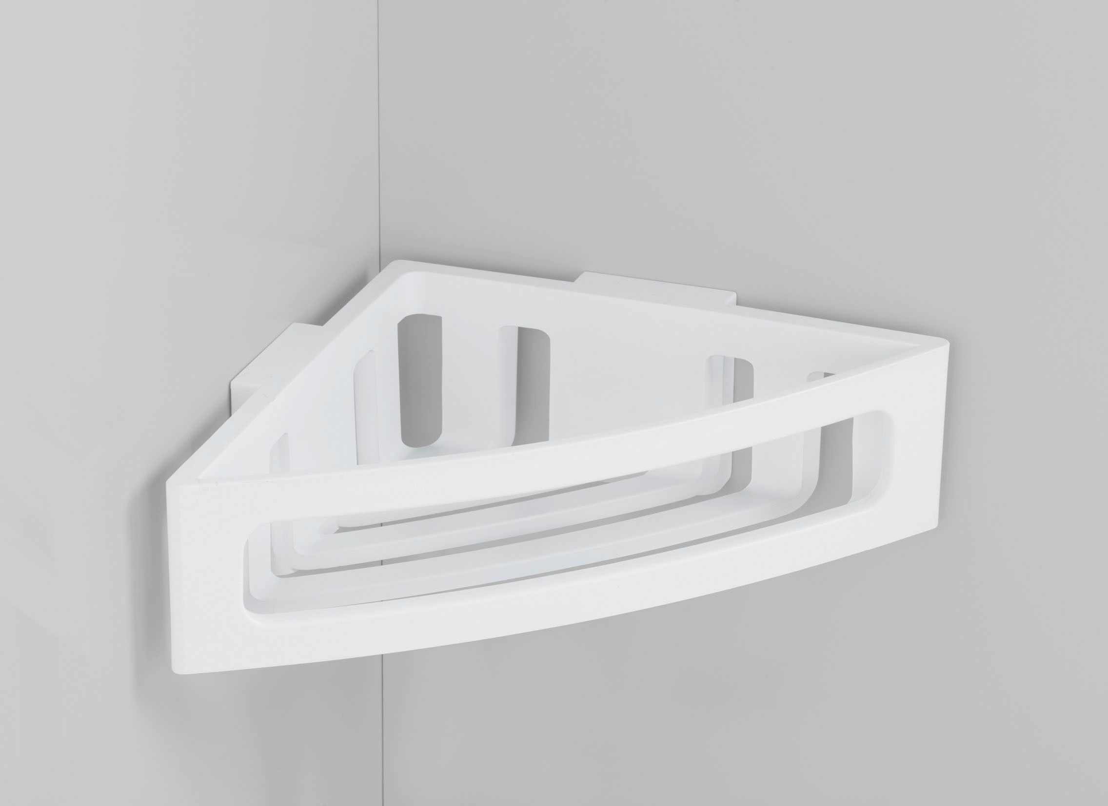 WENKO Badorganizer »Turbo-Loc® Eckablage Bralia«, Befestigen ohne Bohren