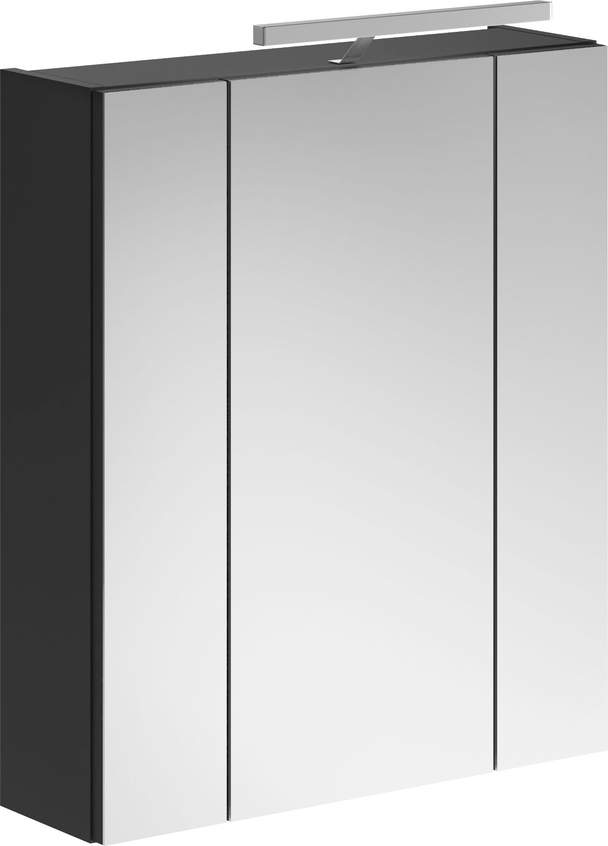 Schildmeyer Spiegelschrank »Profil«, Breite 70 cm, 3-türig,  LED-Beleuchtung, Schalter-/Steckdosenbox online kaufen | mit 3 Jahren XXL  Garantie