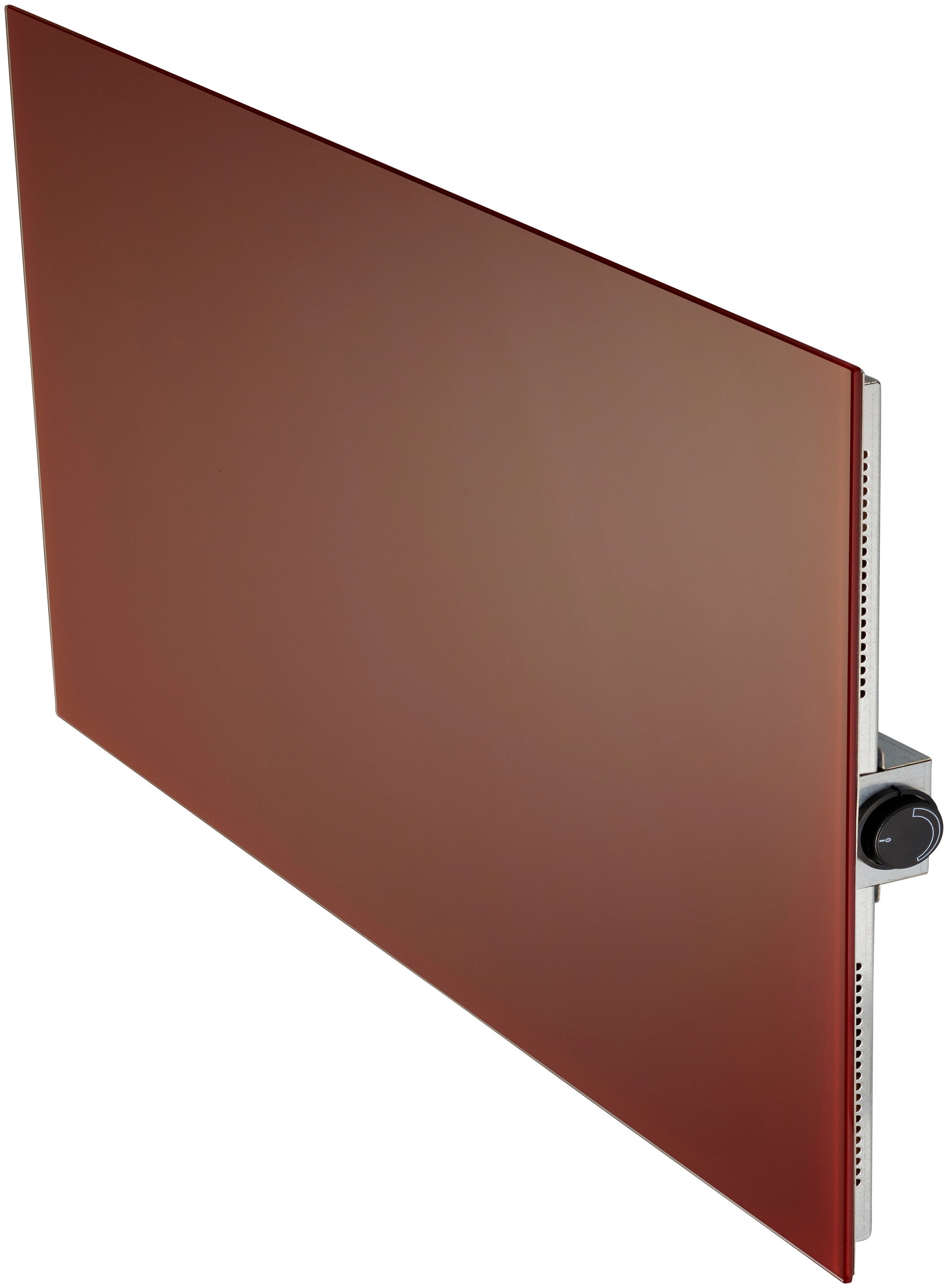 bella jolly Infrarotheizung »Glasheizkörper 1200W 60x120cm Dekorfarbe rot«