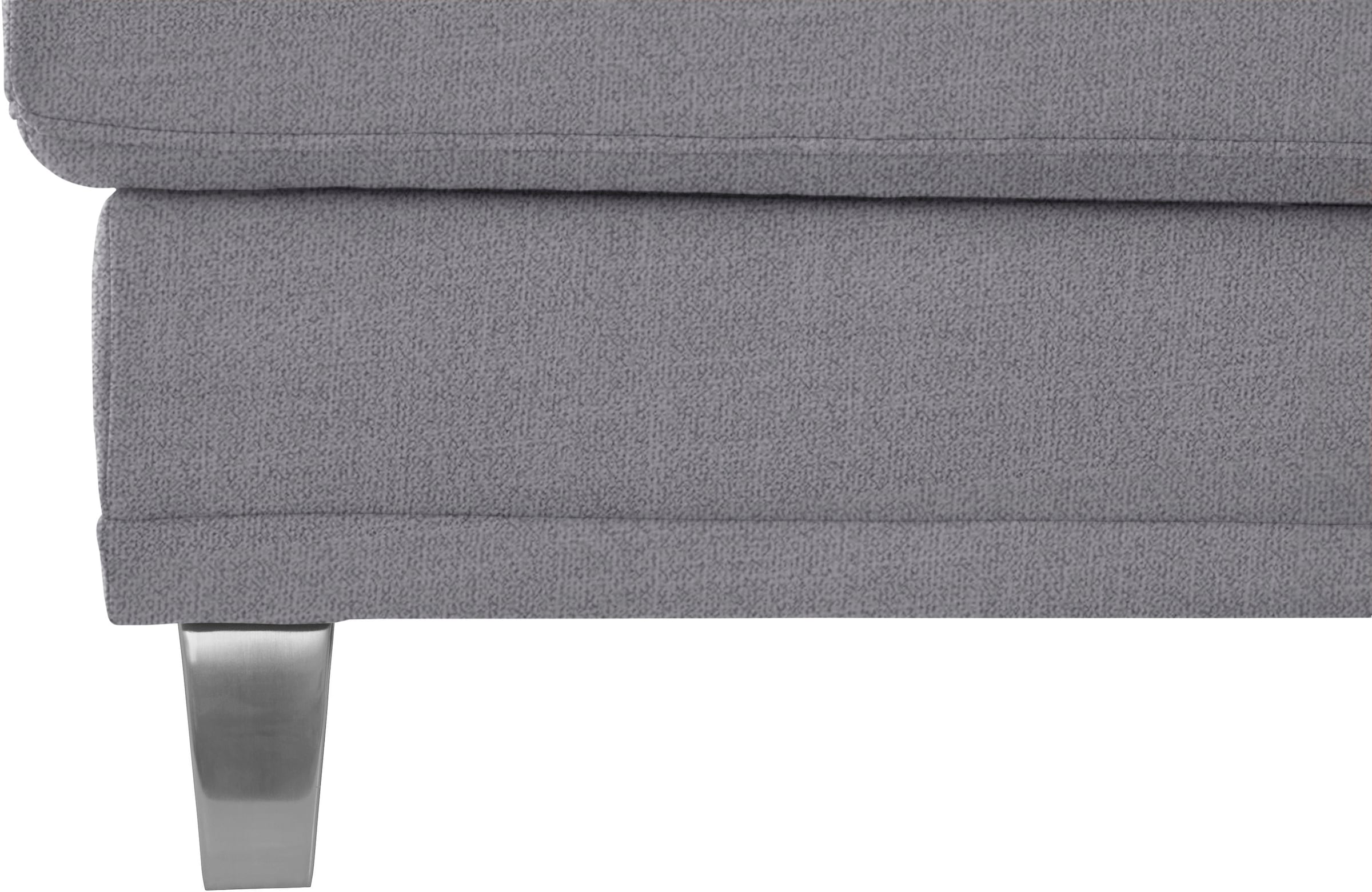 sit&more Ecksofa »Clio L-Form«, wahlweise mit Bettfunktion oder Vorziehsitz und Bettkasten, Federkern