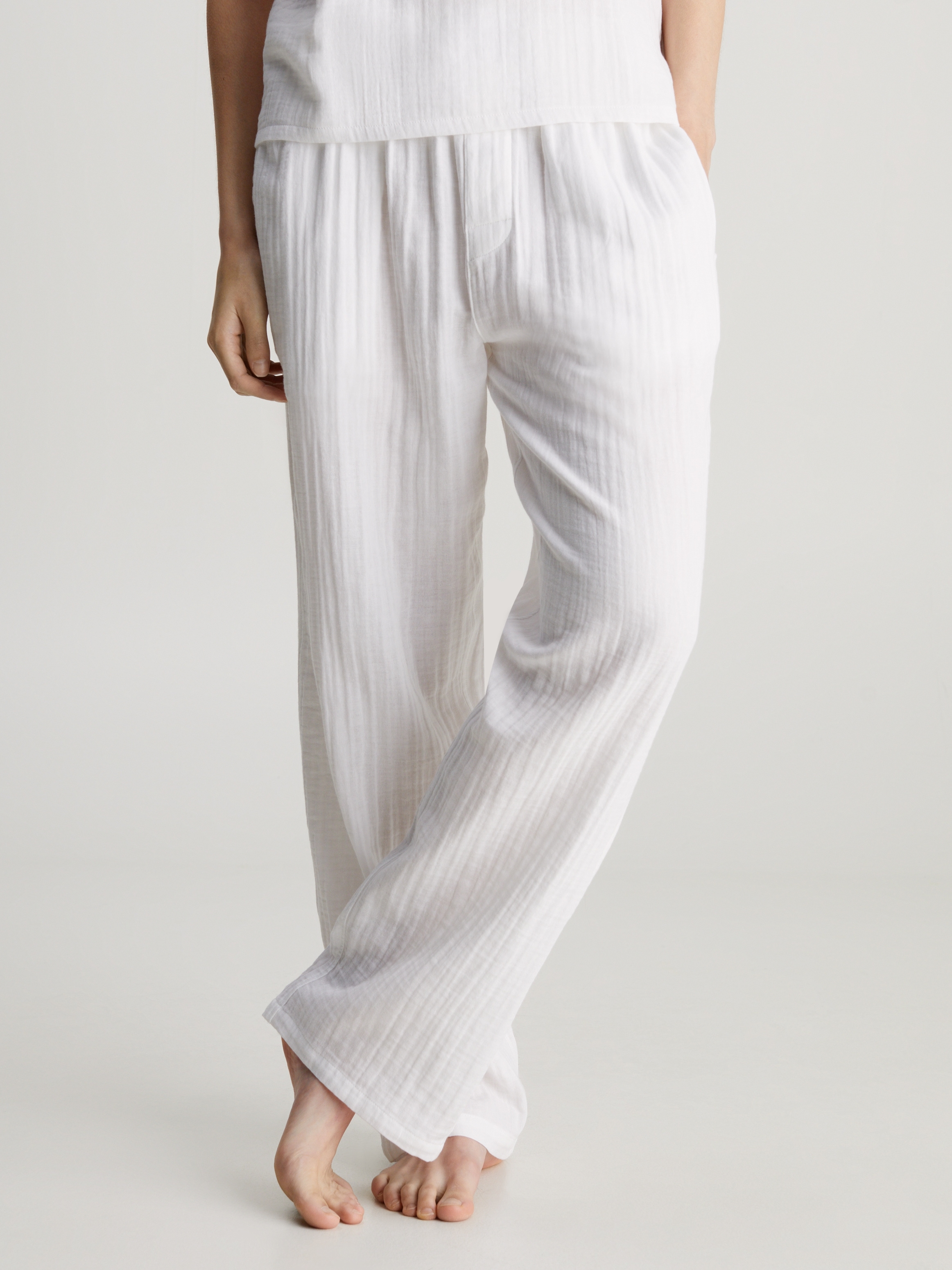 Pyjamahose »SLEEP PANT«, mit Markenlabel auf dem Bund