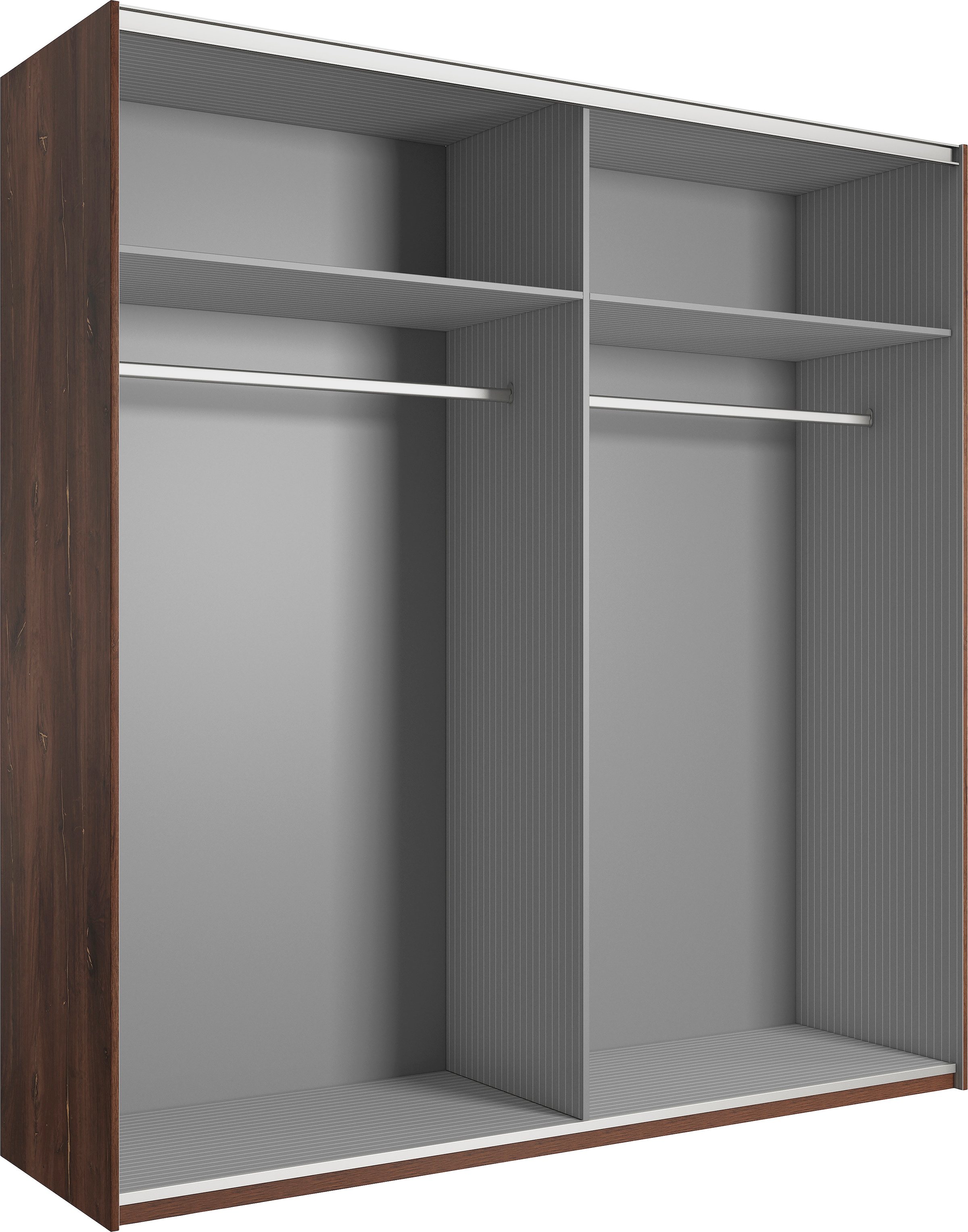 INOSIGN Schwebetürenschrank »Sigma, Breite 200 cm, moderner Kleiderschrank, Made in Europe«, Wäscheschrank mit Spiegel, Garderobe mit durchdachter Inneneinteilung
