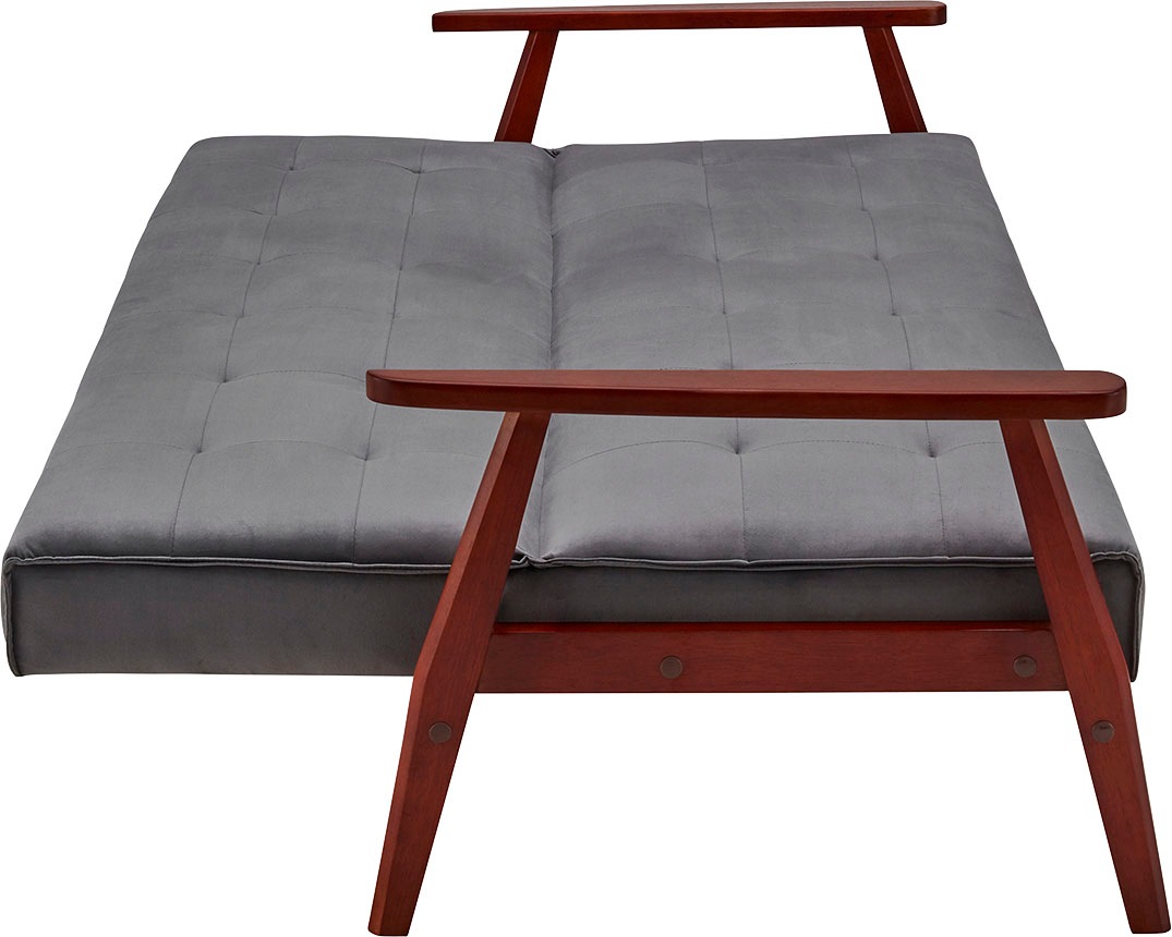 SalesFever Schlafsofa »Skagen, Sofa, 3-Sitzer«, Holzgestell Sofa: Entspannung und Schlaf auf 190cm Breite