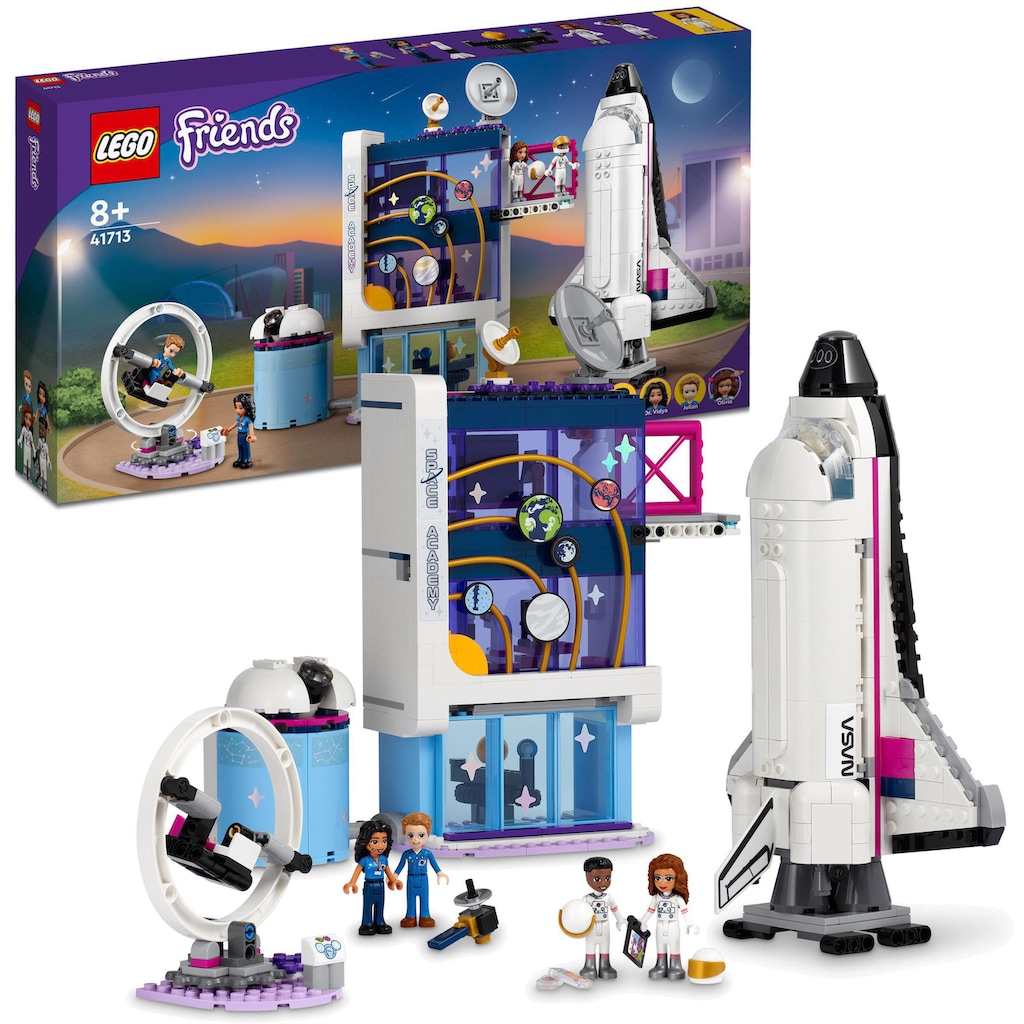 LEGO® Konstruktionsspielsteine »Olivias Raumfahrt-Akademie (41713), LEGO® Friends«, (757 St.)