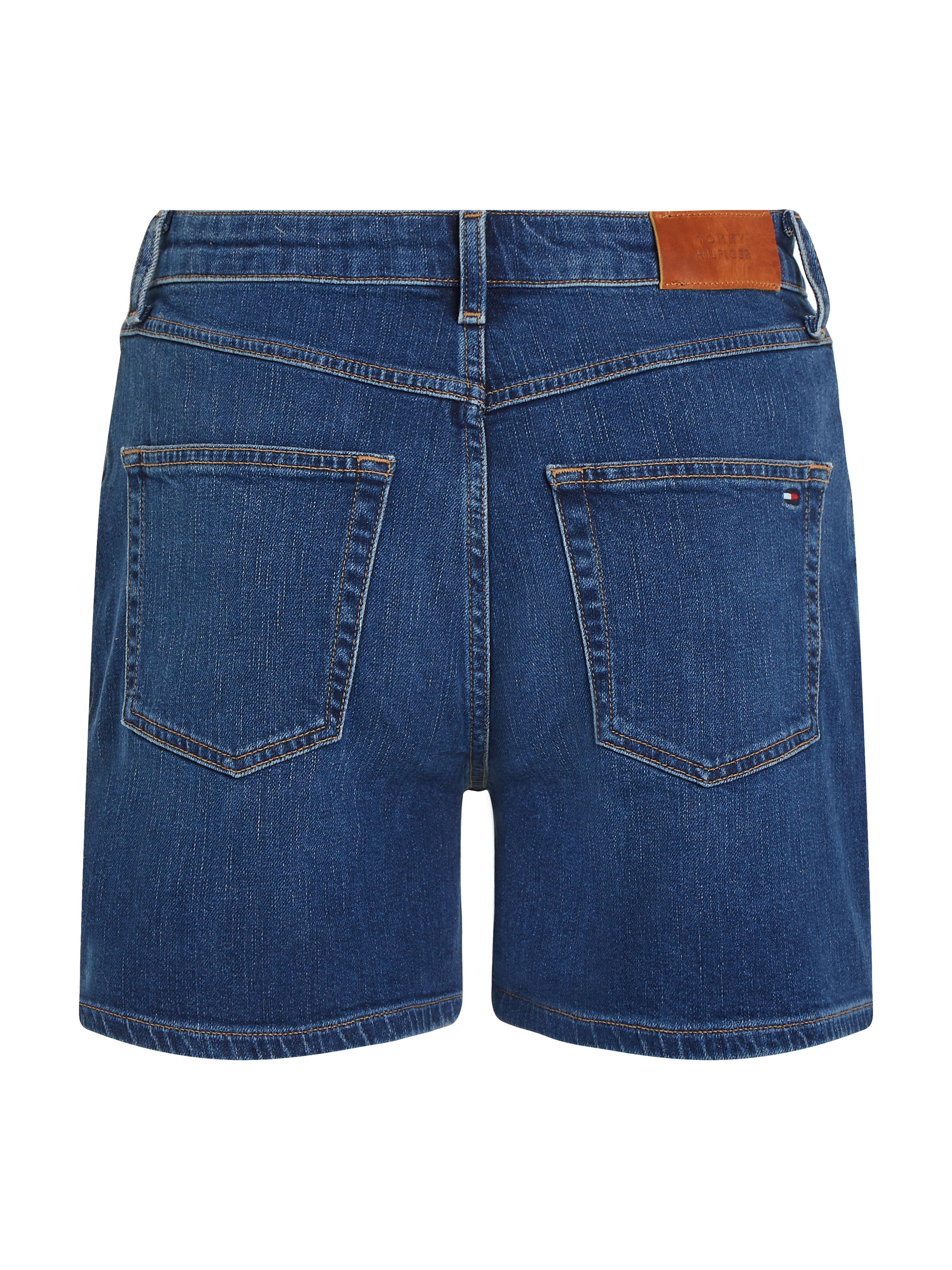 Tommy Hilfiger Shorts »DNM STRAIGHT SHORT RW KAI«, in blauer Waschung