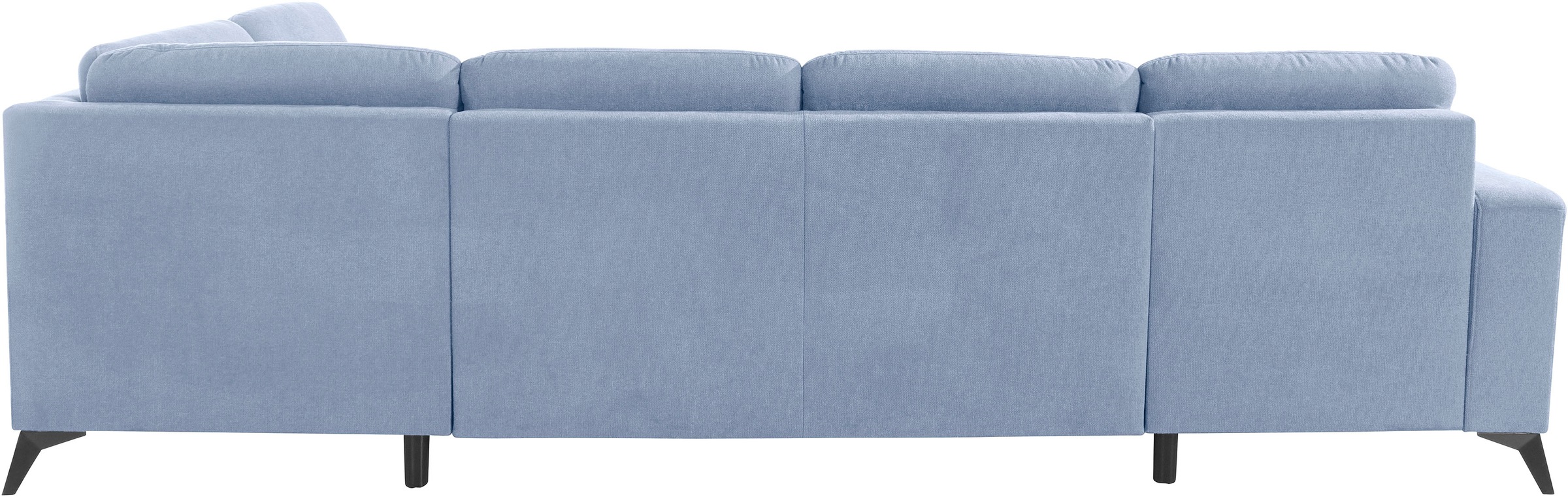 Places of Style Wohnlandschaft »Lolland U-Form«, Wahlweise mit Bettfunktion und Stauraum, auch mit abwischbarem Bezug