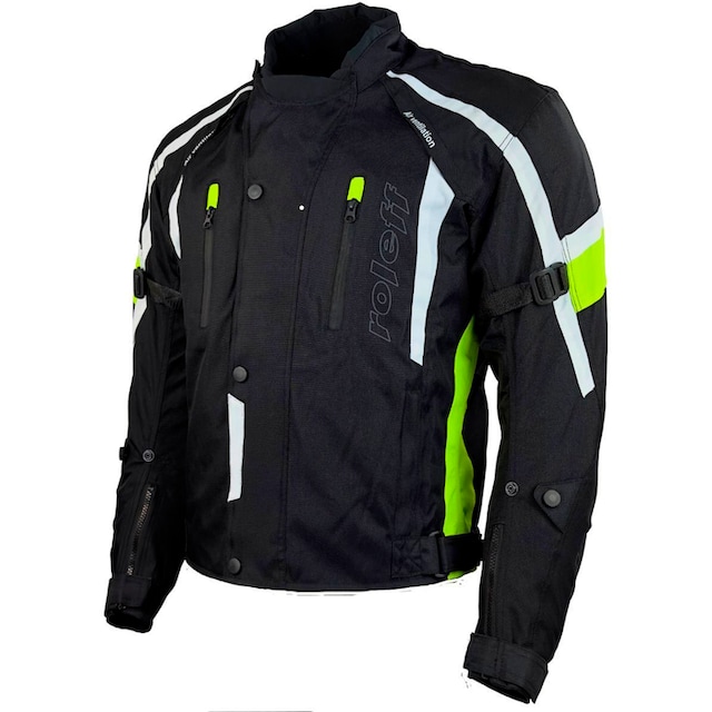 roleff Motorradjacke »Ancona«, Mit Sicherheitsstreifen bei ♕