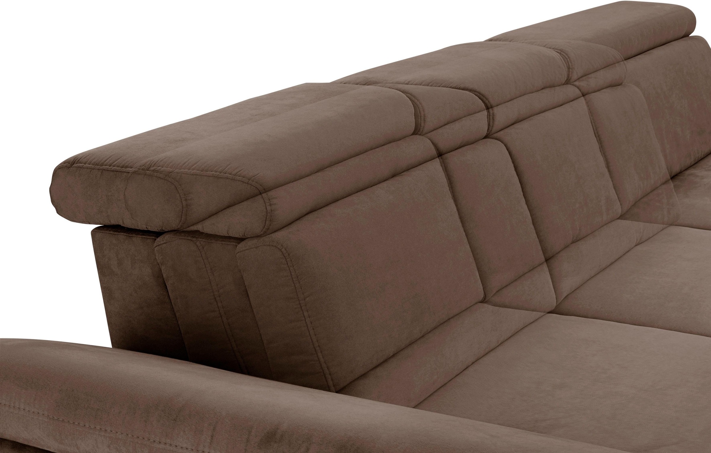 sit&more Ecksofa »Scorpio L-Form«, inklusive Sitztiefenverstellung, wahlweise mit Kopfverstellung