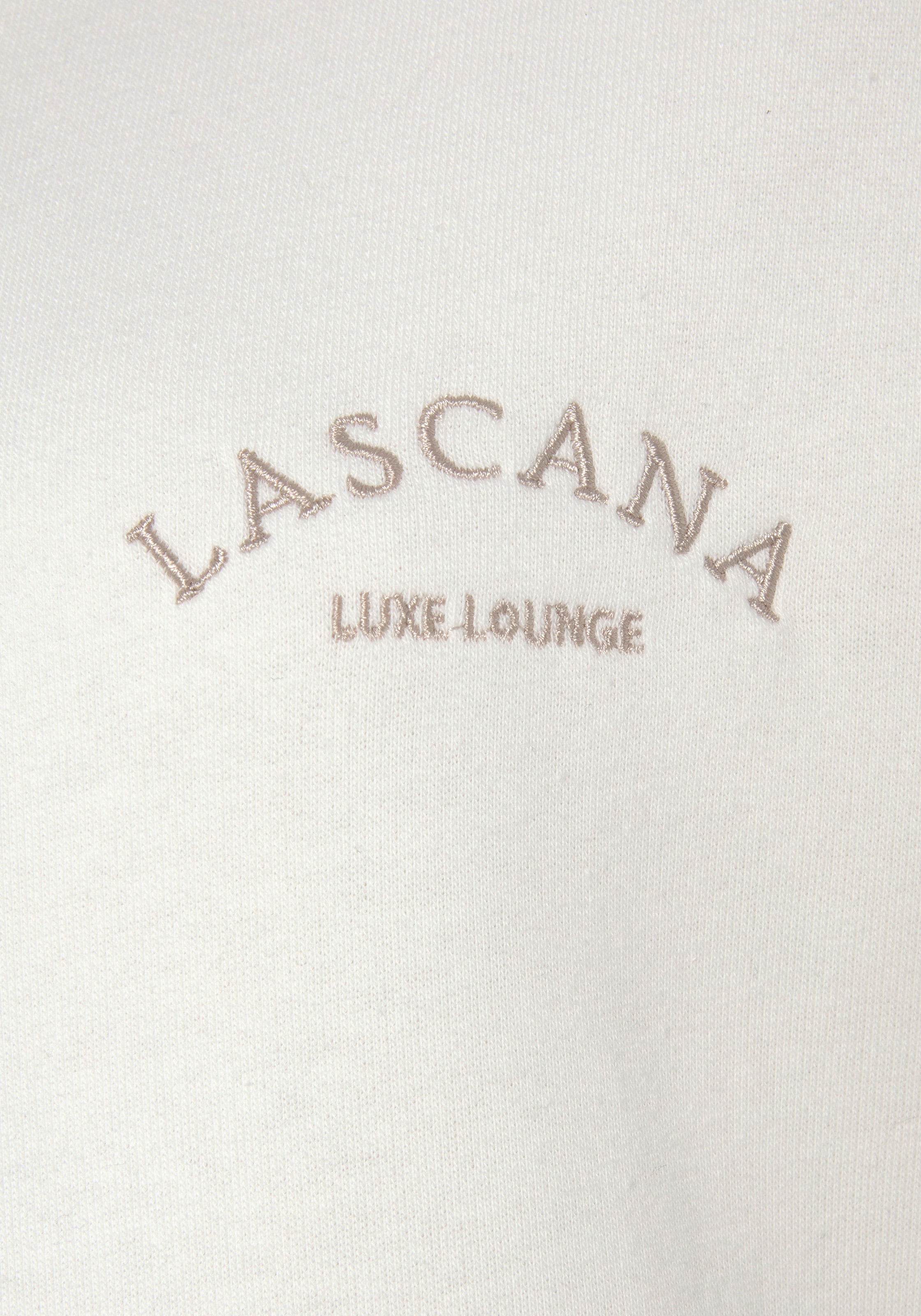 LASCANA Kapuzensweatjacke, mit seitlichen Taschen und Innen angeraut, Loungewear