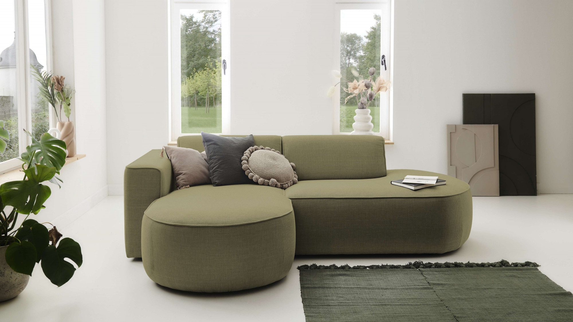 Ecksofa »Tisso«, kompaktes Sofas, modernes, ansprechendes Design