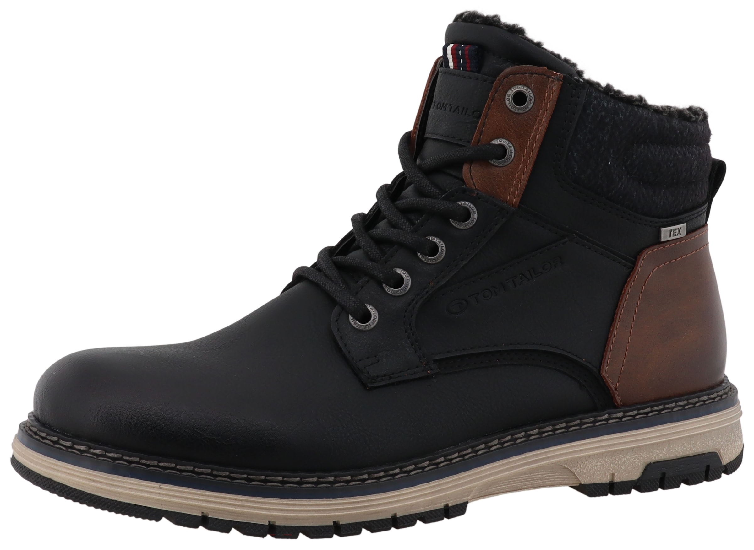 TOM TAILOR Winterboots  mit zusätzlichem Reißverschluss