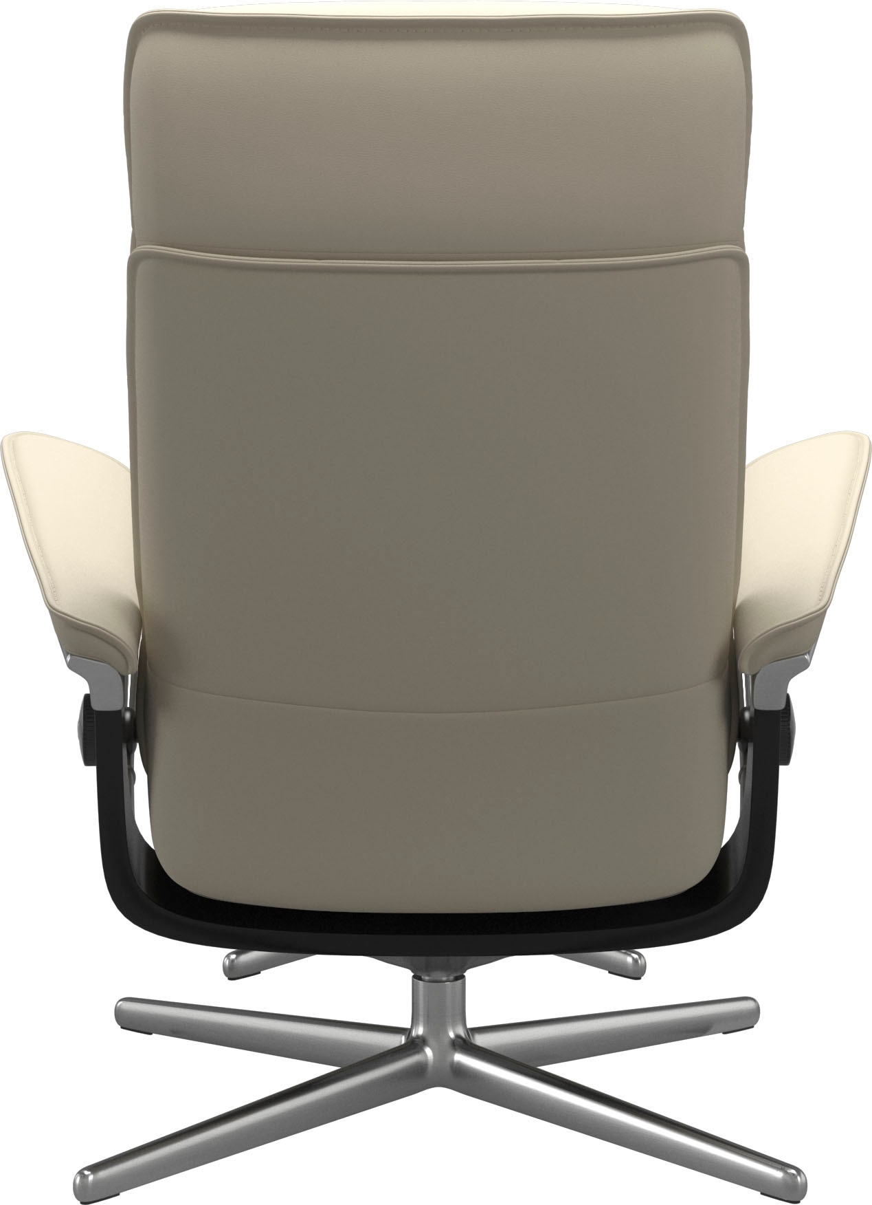 Stressless® Fußhocker »Admiral« mit Cross Base, Größe M & L, Holzakzent Schwarz