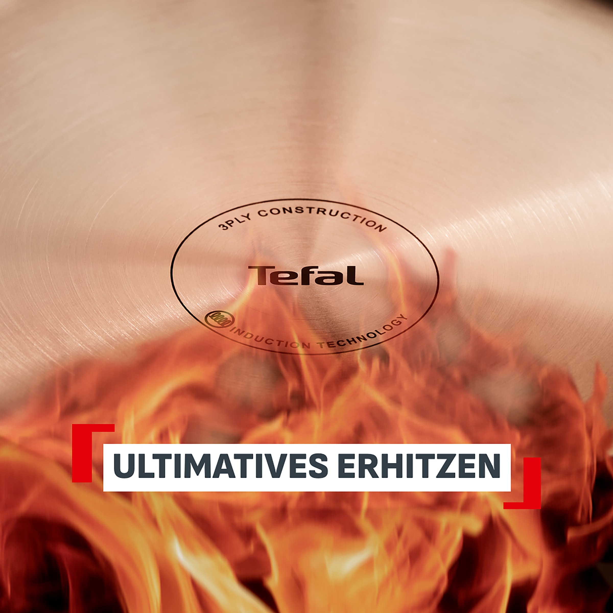 Tefal Pfannen-Set »Master Mesh« Edelstahl 18/10 Set, 2 tlg. HybridMesh-Technologie, ultimatives Anbraten, tiefe Form