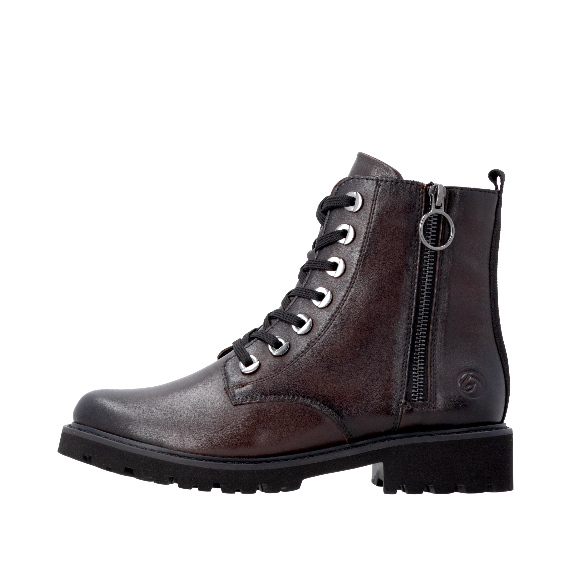 Remonte Schnürstiefelette  Blockabsatz, Stiefelette, Schnürboots, im modischen Used Look