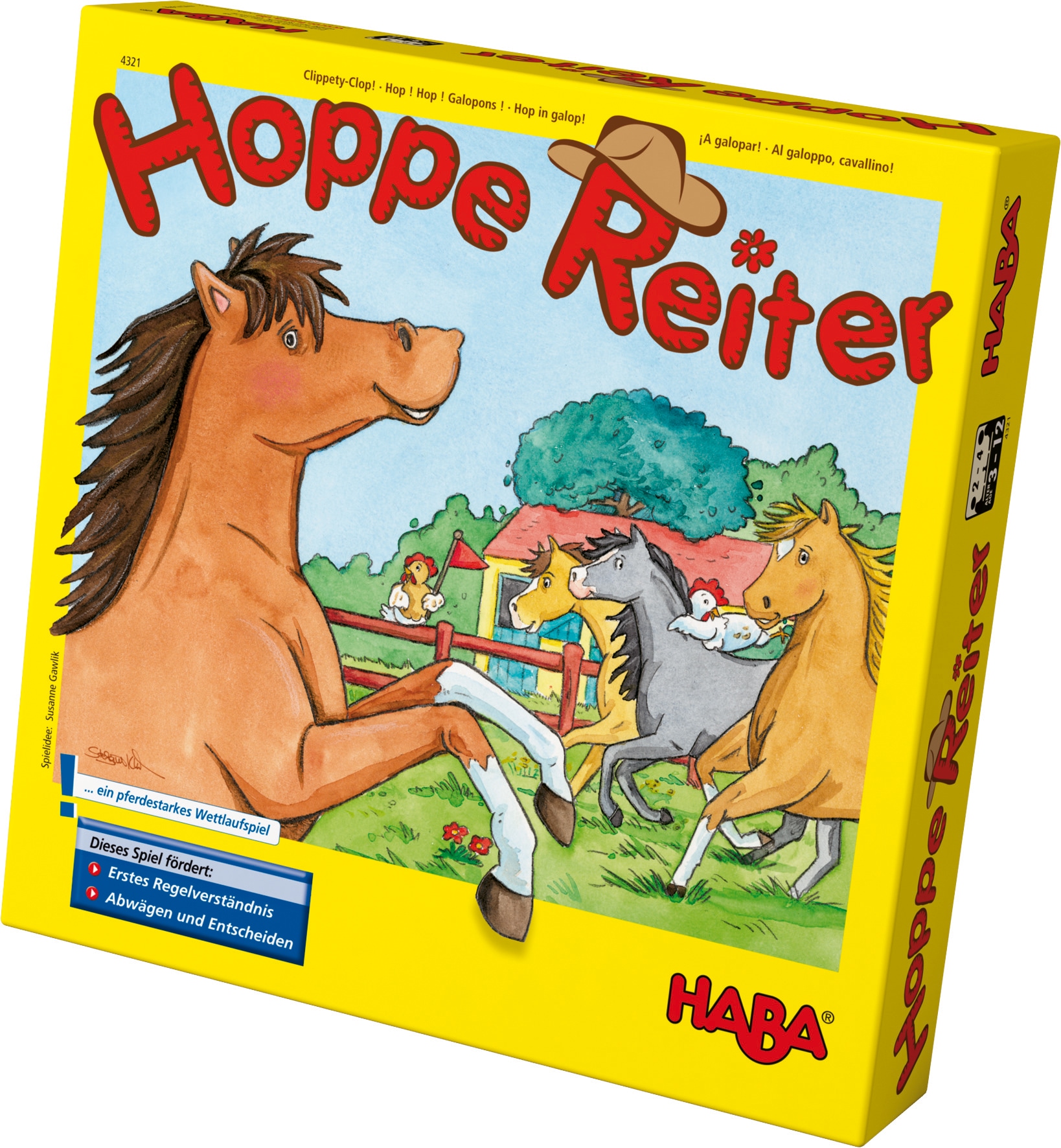 Haba Spiel »Hoppe Reiter«, Made in Germany