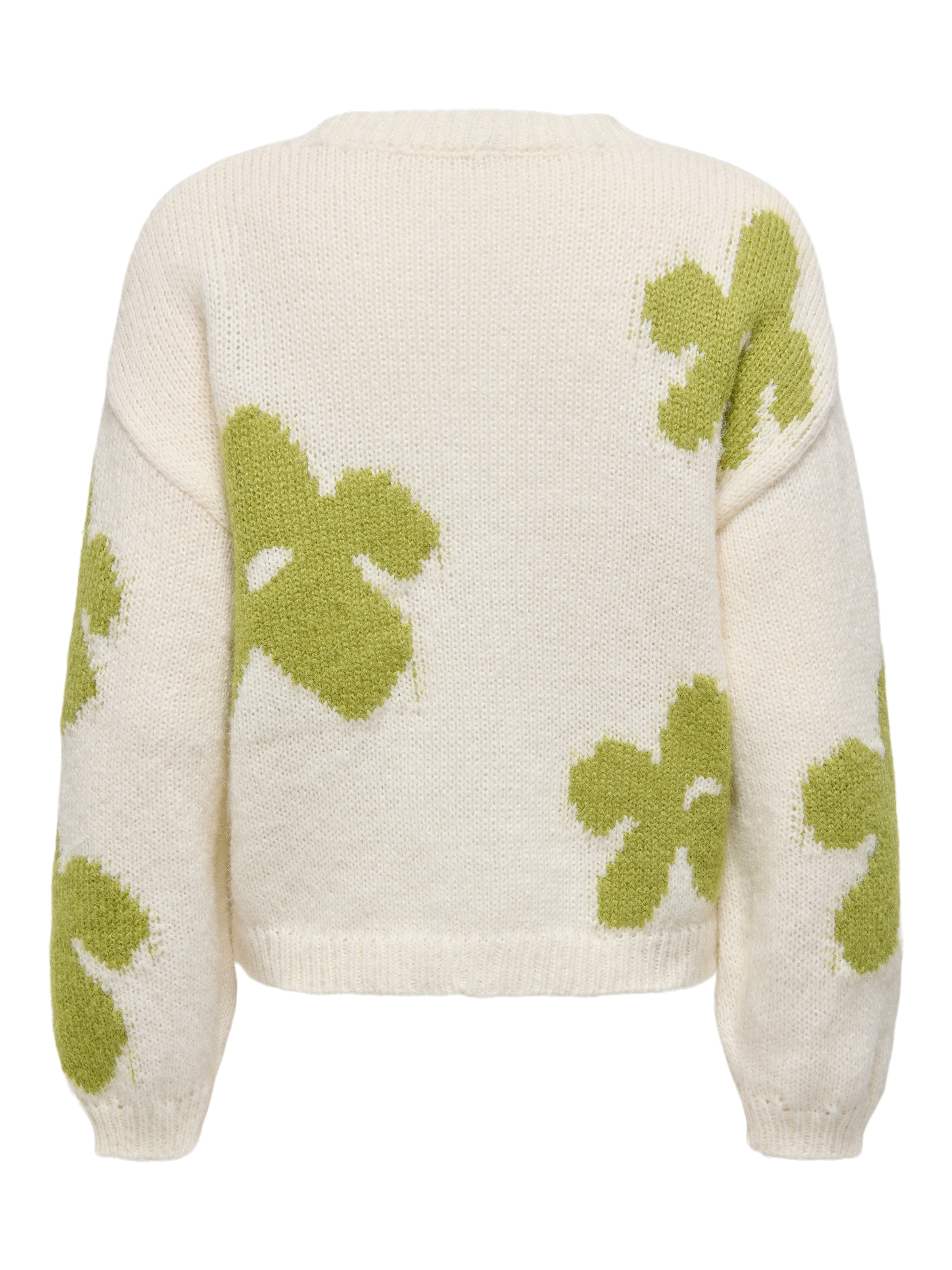 ONLY Strickpullover »ONLBOOTLE LIFE LS FLOWER O-NECK KNT«