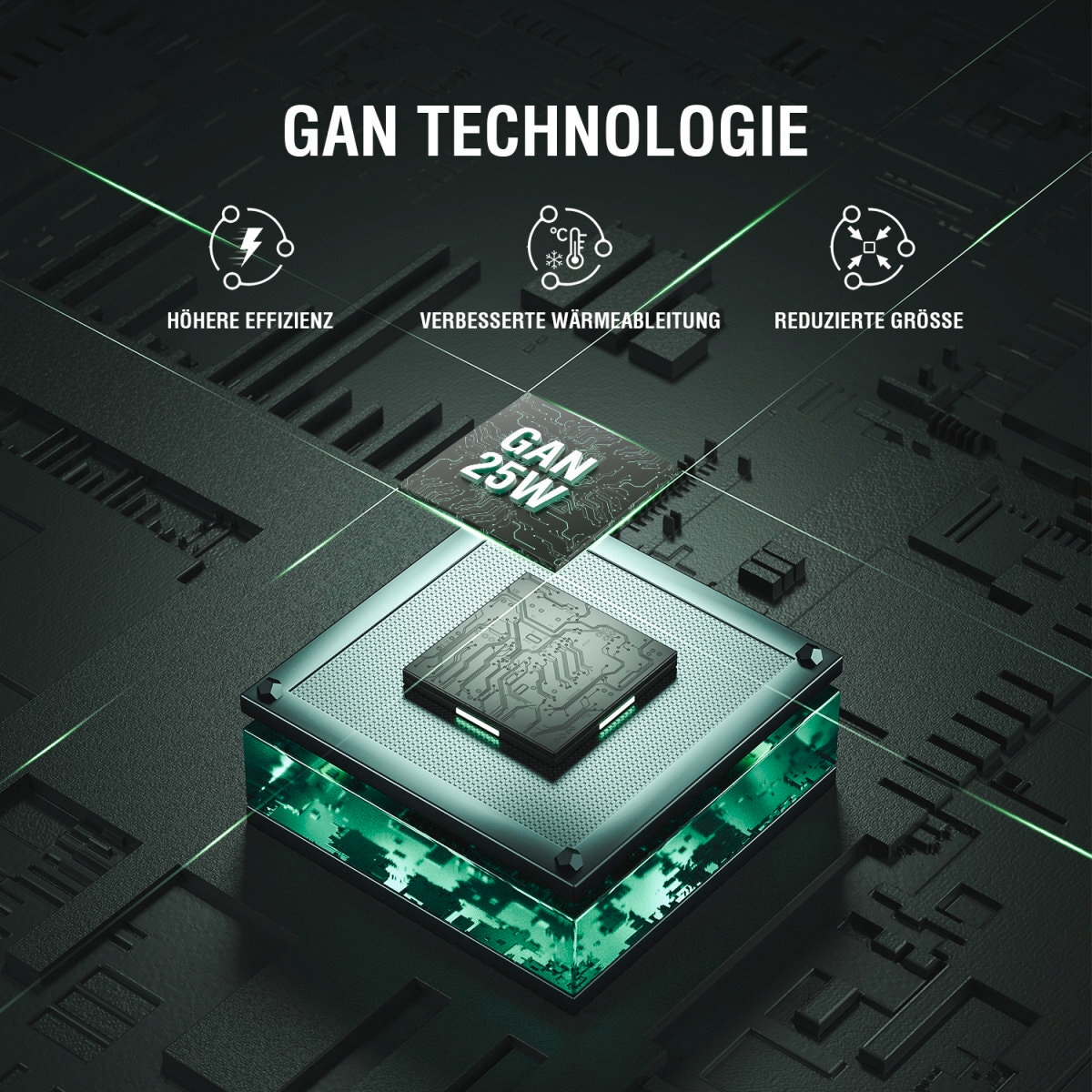 4smarts Schnelllade-Gerät »PDPlug Slim 25W GaN 1x USB-C«