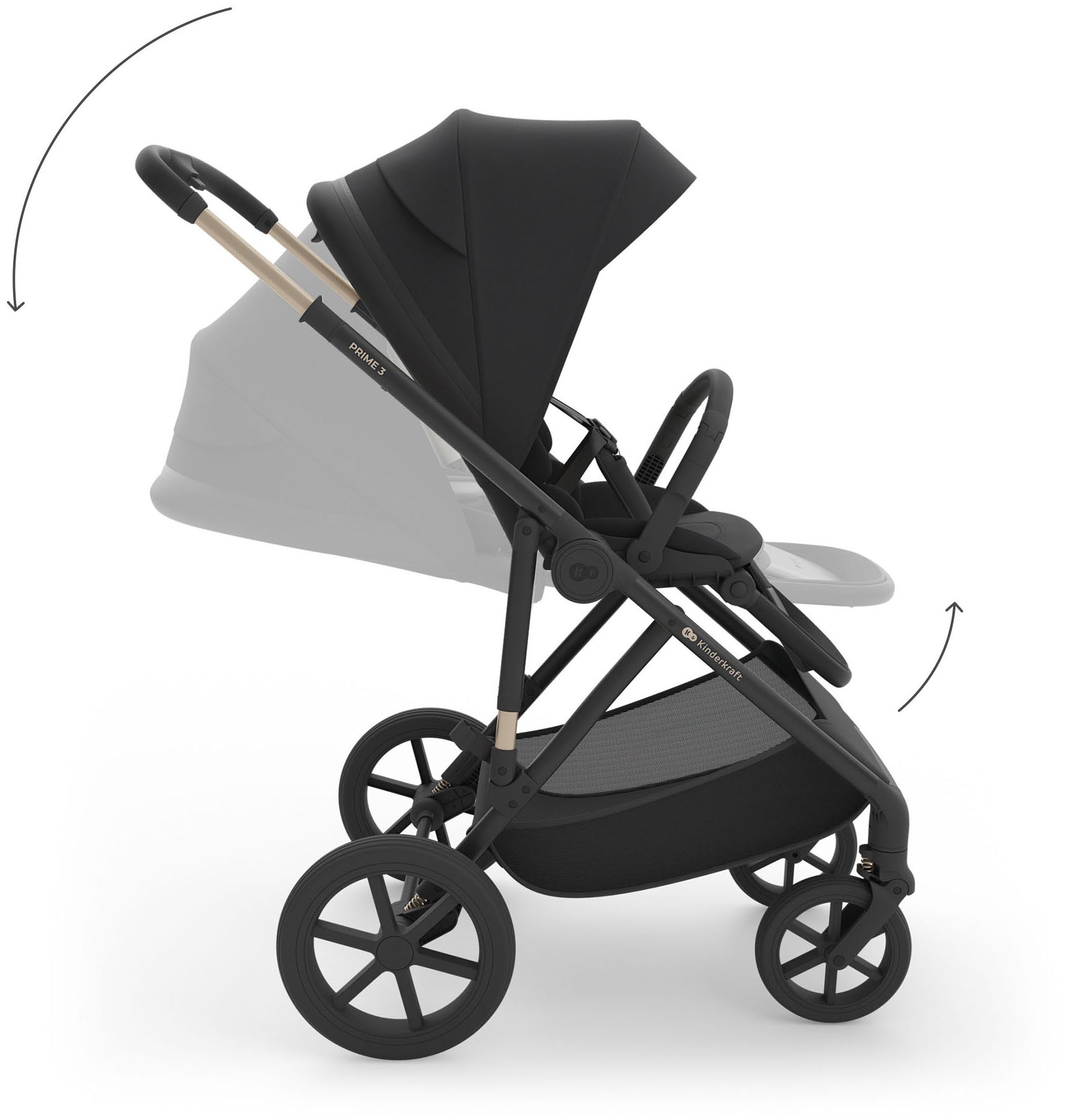 Kinderkraft Kombi-Kinderwagen »PRIME 3 2in1« 22 kg