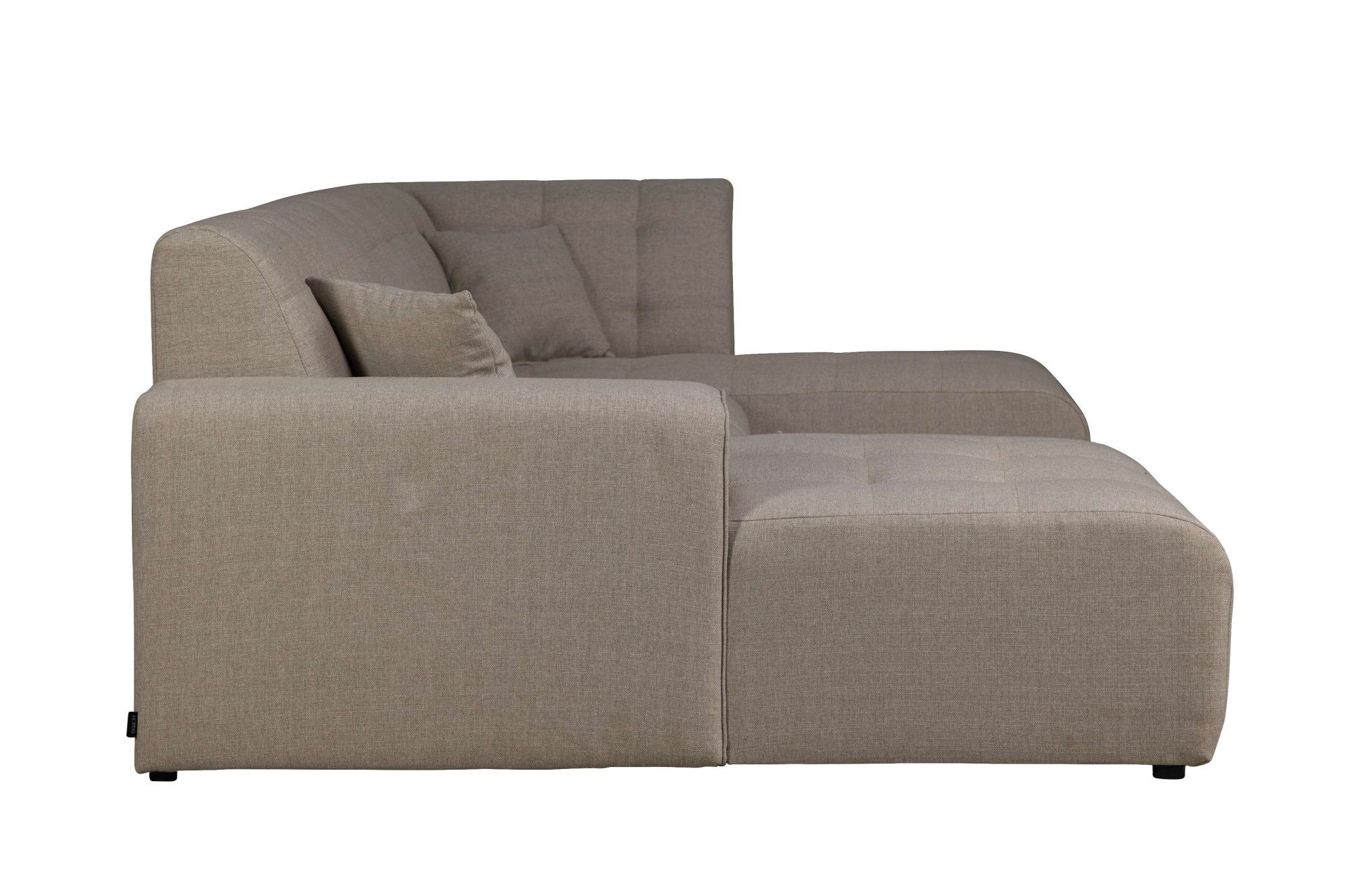 Home affaire Wohnlandschaft »Nosia U-Form«, incl. 2 Zierkissen, mit feiner Steppung