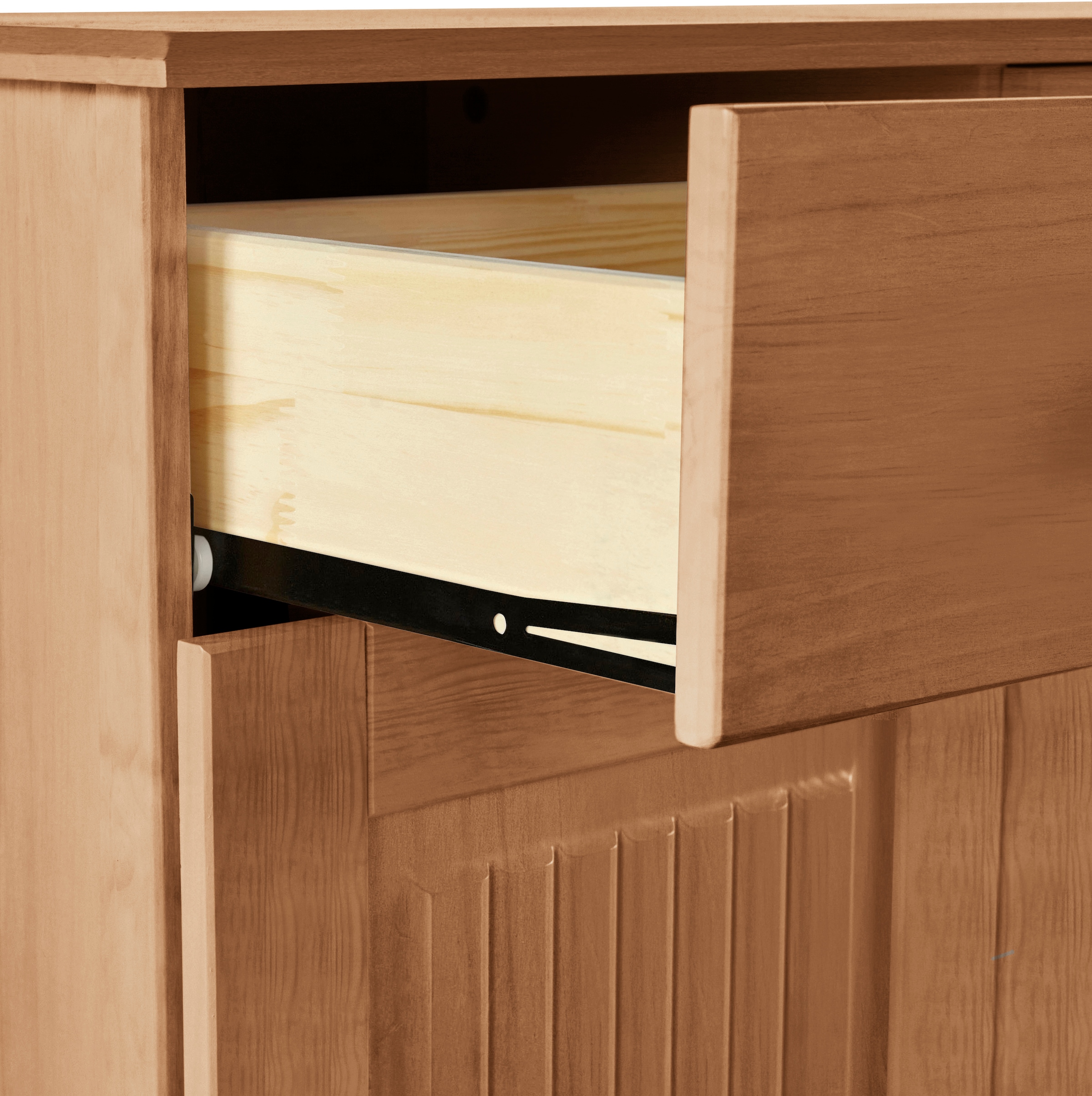 Home affaire Sideboard »Liotta«, Kommode mit 2 Schubkästen u. 2 verstellbare Einlegeböden
