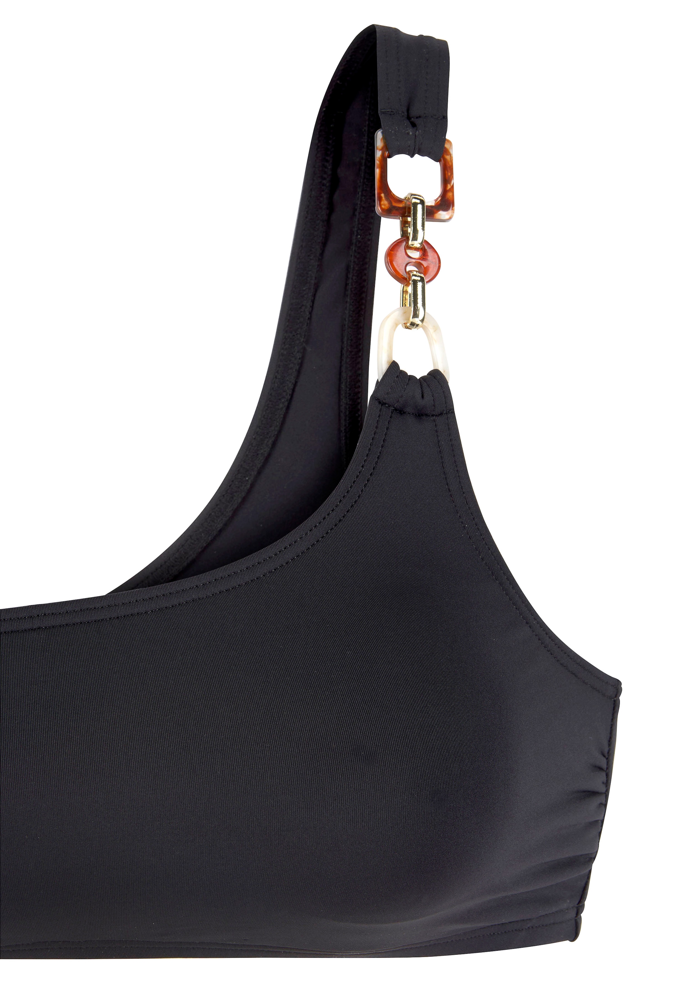 LASCANA Bustier-Bikini-Top »Yves«, mit elegantem Schmuckdekor