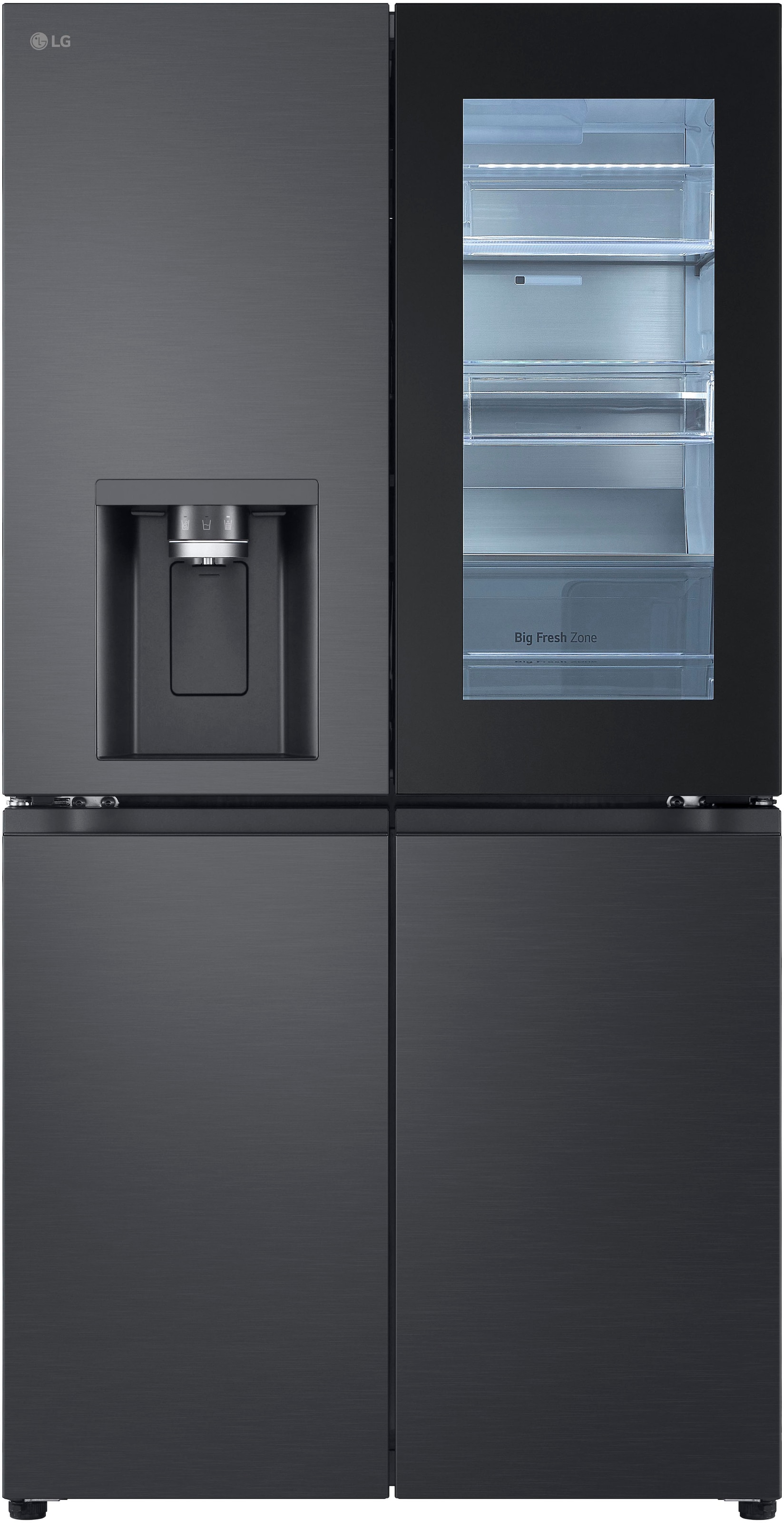 LG Multi Door »GMG960EVEE«, InstaView®: zweimal klopfen, reinschauen! mit Craft Ice - Spender