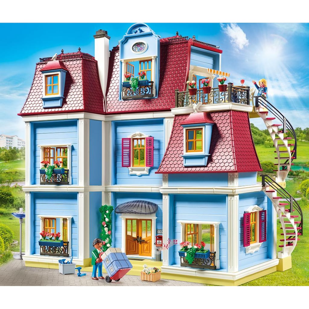 Playmobil® Konstruktions-Spielset »Mein Großes Puppenhaus (70205), Dollhouse«, (592 St.)