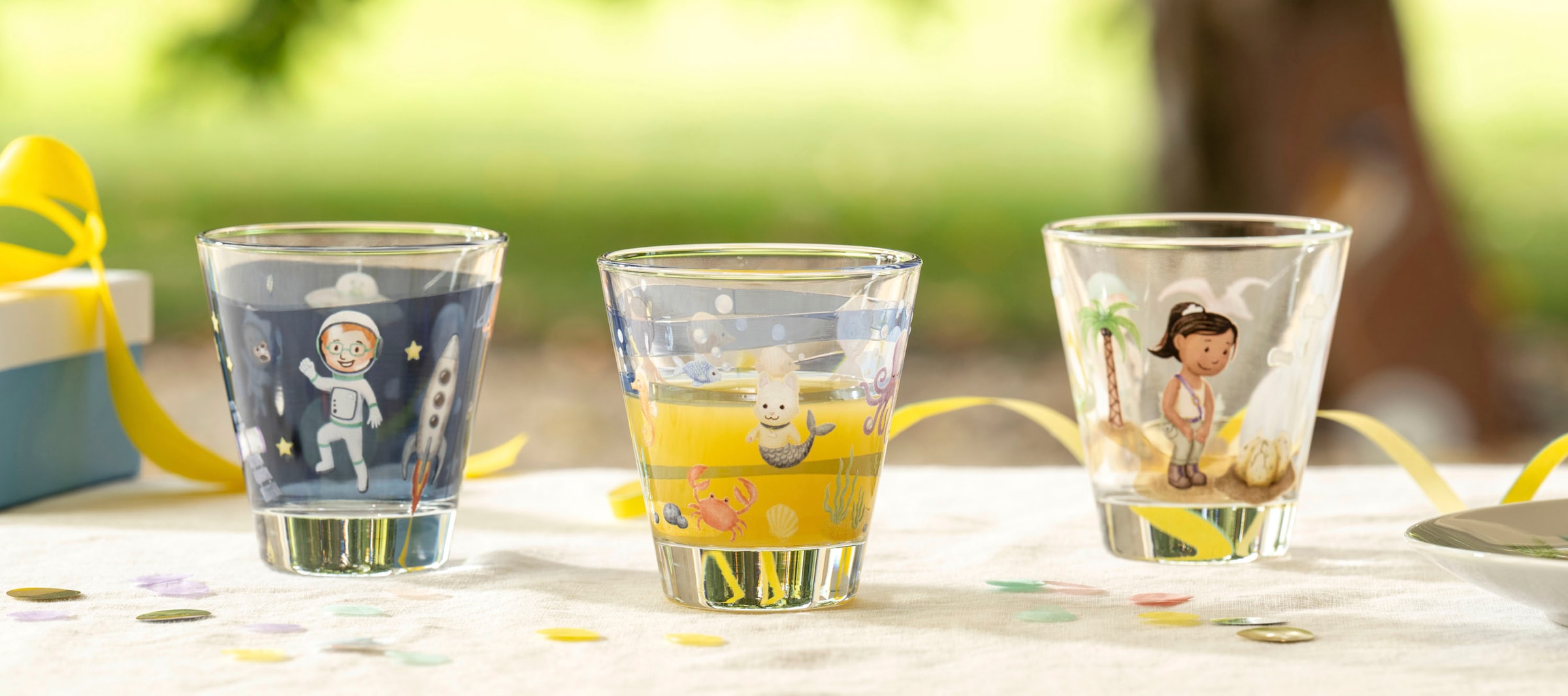 LEONARDO Gläser-Set »Dino BAMBINI AVVENTURA«, (Set, 6 tlg.), 215 ml, 6-teilig