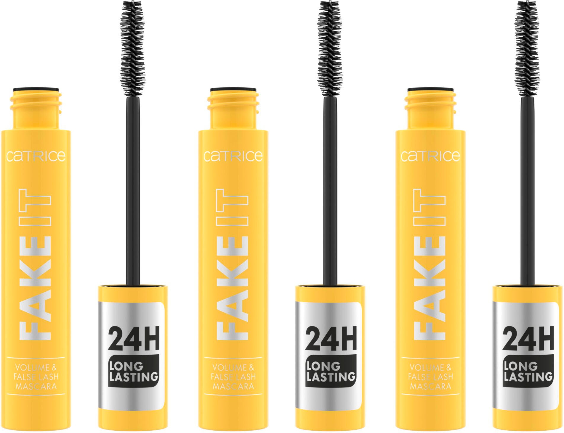 Mascara »FAKE IT Volume & False Lash Mascara«, (Set, 3 tlg.), Wimperntusche