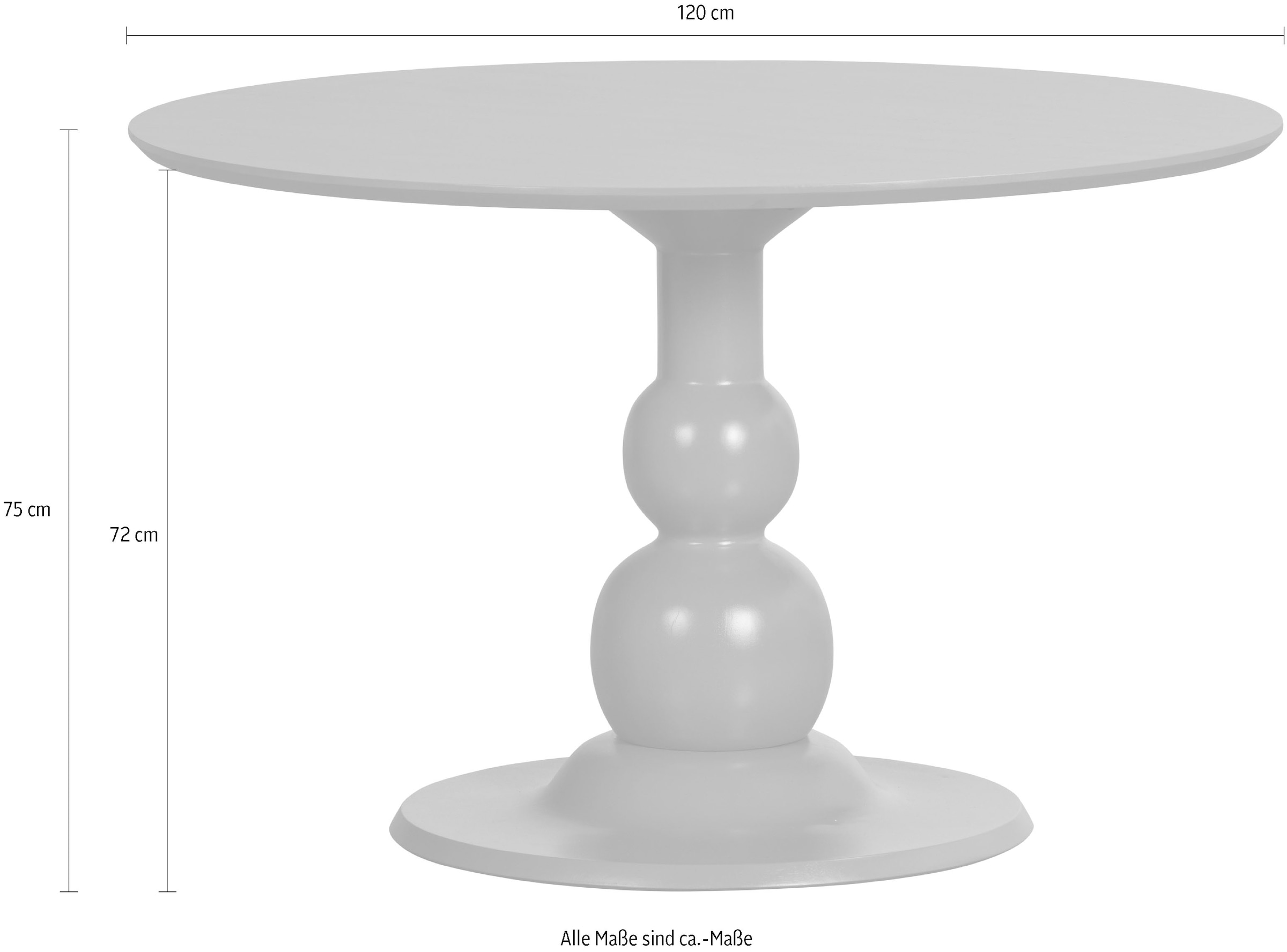 WOOOD Esstisch »WOOOD Blanco Esstisch Ø120 Cm«