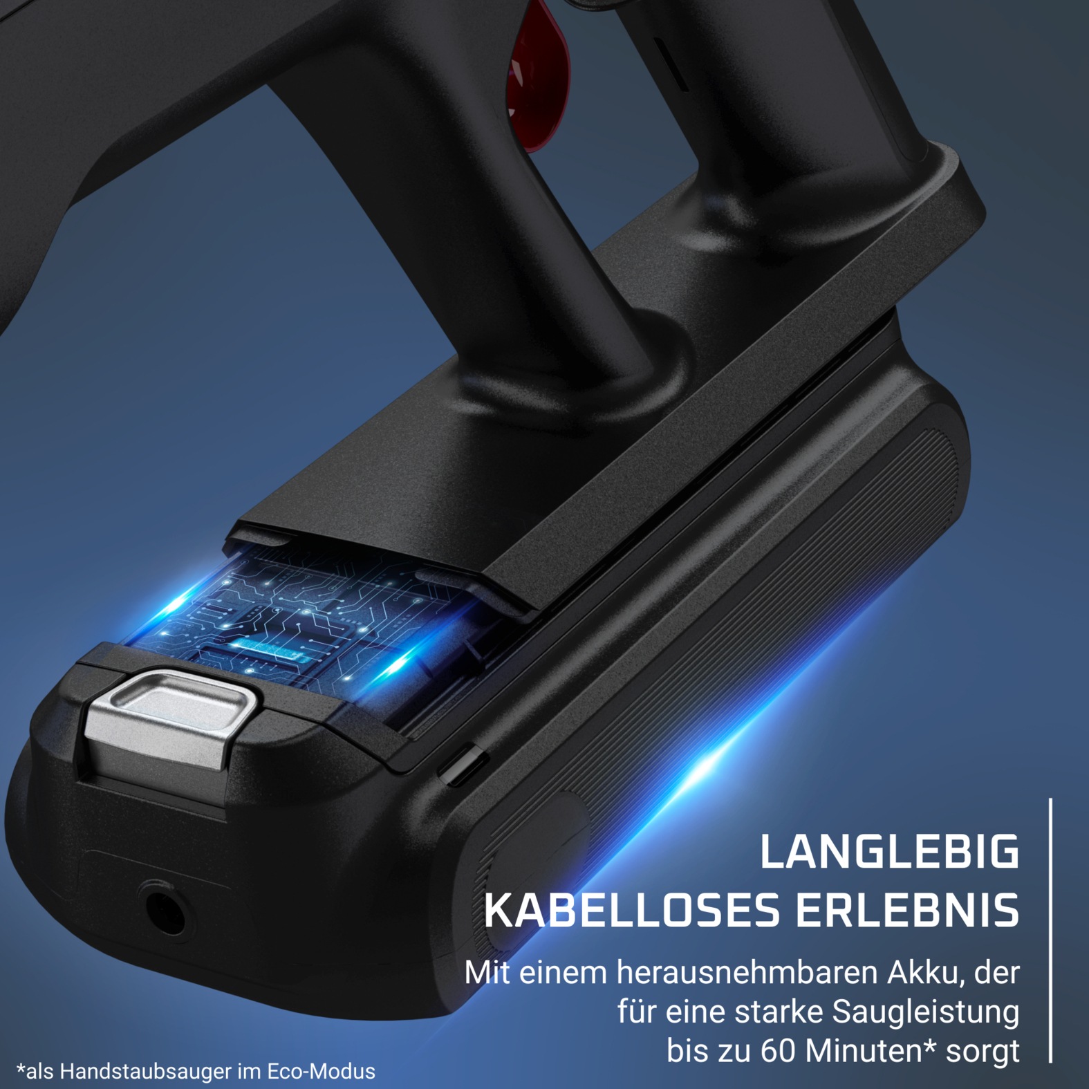 Rowenta Akku-Handstaubsauger »13.60 Allergy, hohe Saugleistung, ultraleicht, Flex-Gelenk, LED-Licht«, sehr leicht, automatische Saugleistungsanpassung, RH9A36