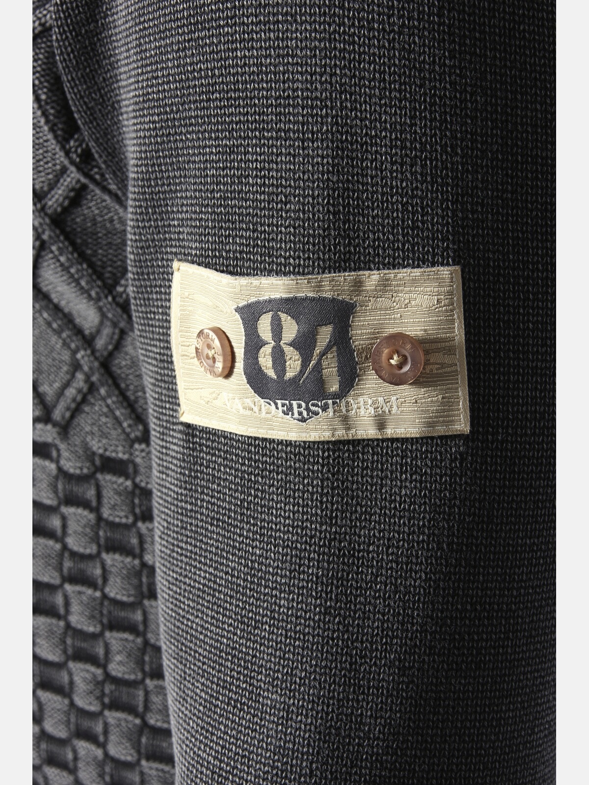 Jan Vanderstorm Strickpullover »Pullover RABBE«, 1 Stk. mit elastischem Saumbund
