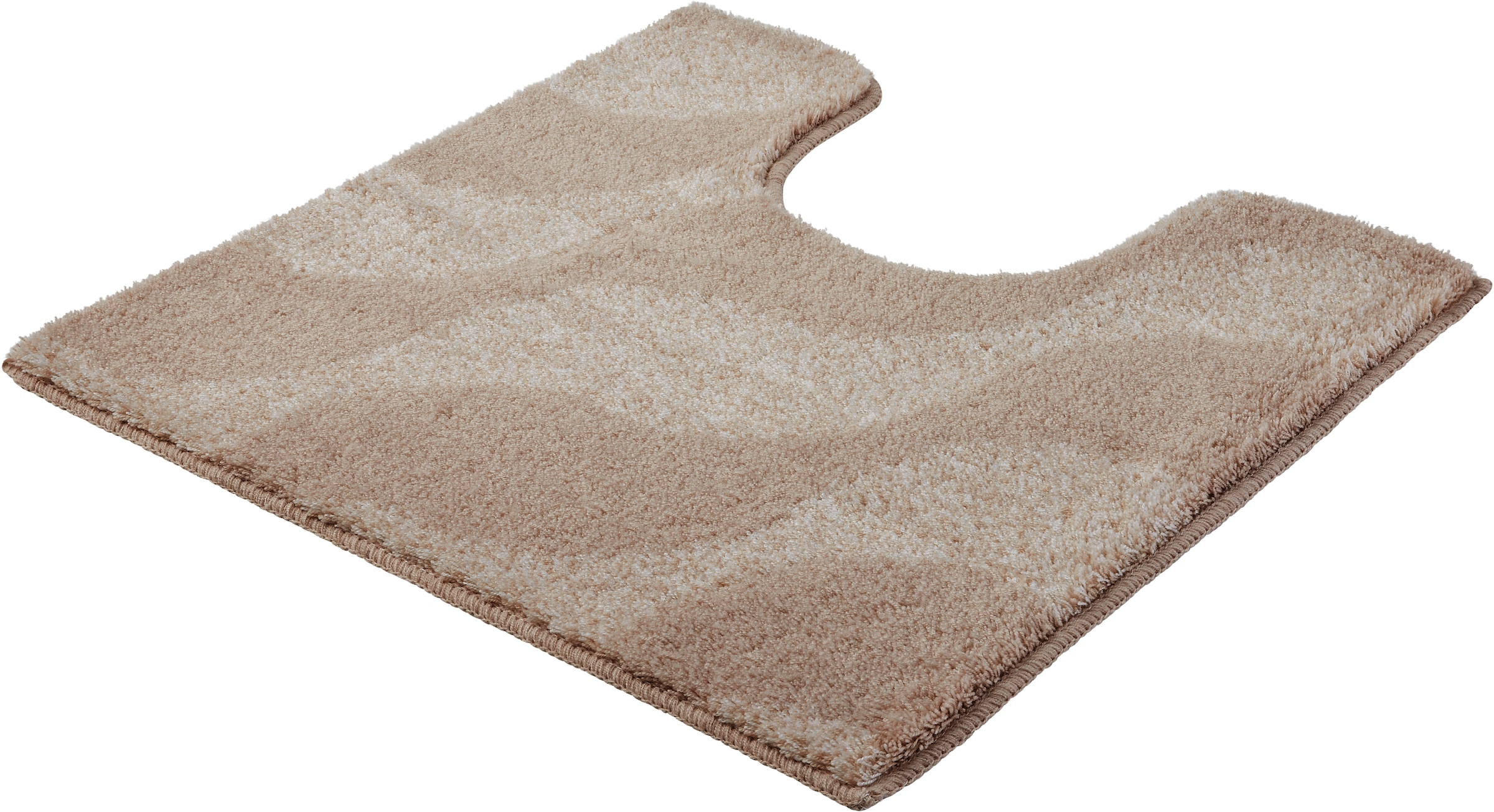 Kleine Wolke, Badematte »»Onda«, Badvorleger, Badezimmer Teppich« Höhe 15 mm rutschhemmend beschichtet fußbodenheizungsgeeignet Badteppich, modernes 