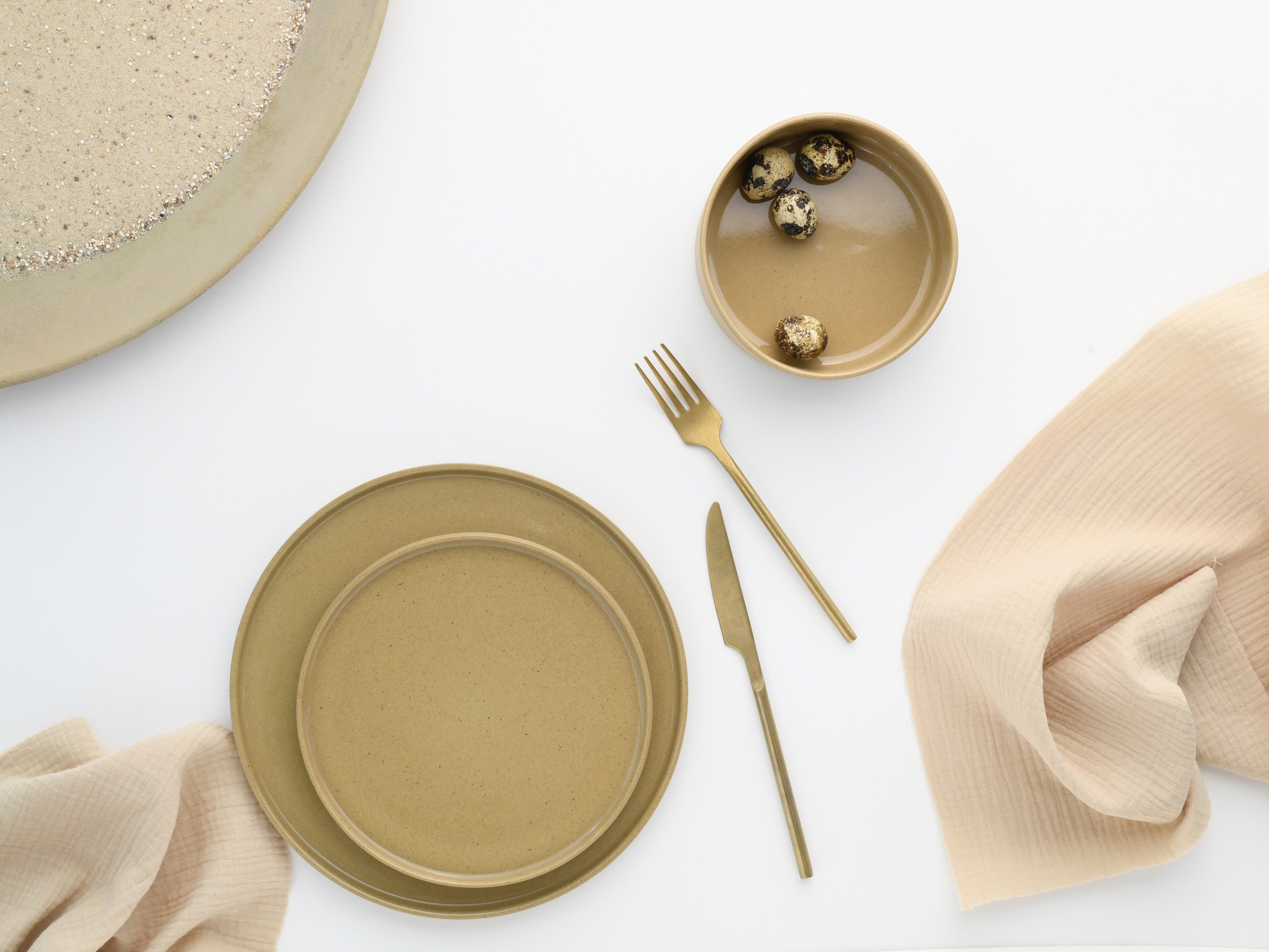 CreaTable Speiseteller »Futuro« Teller Set für 4 Personen, Ø 26 cm, Steinzeug