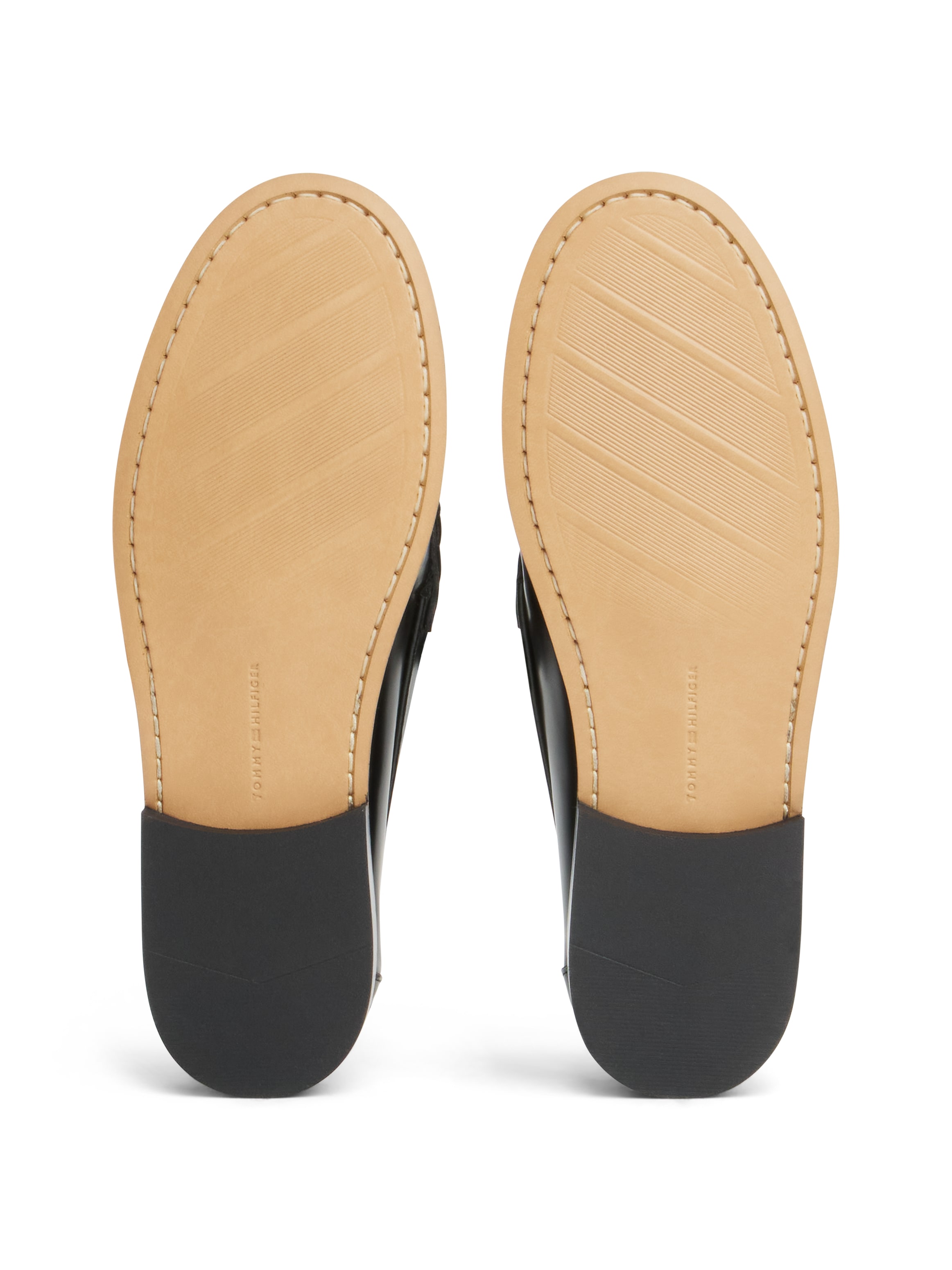 Tommy Hilfiger Loafer »HILFIGER PENNY ABRASIVATO«  , Blockabsatz, Slipper, Businessschuh mit klassischem Zierriegel