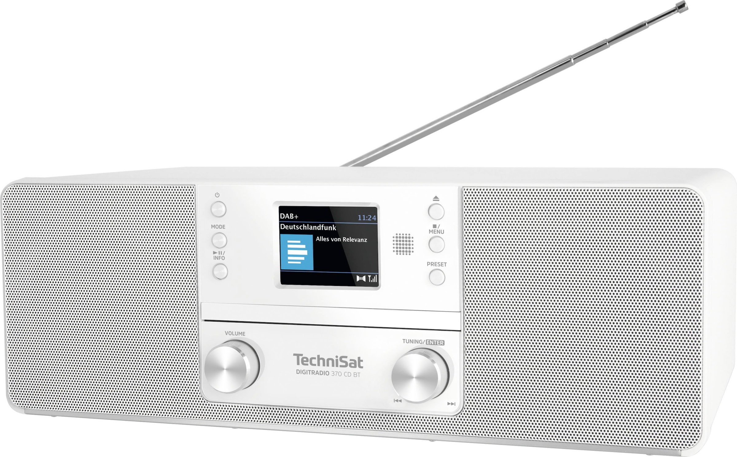 TechniSat Digitalradio (DAB+) »DIGITRADIO 370 CD BT«, (Bluetooth UKW mit RDS-Digitalradio (DAB+) 10 W)