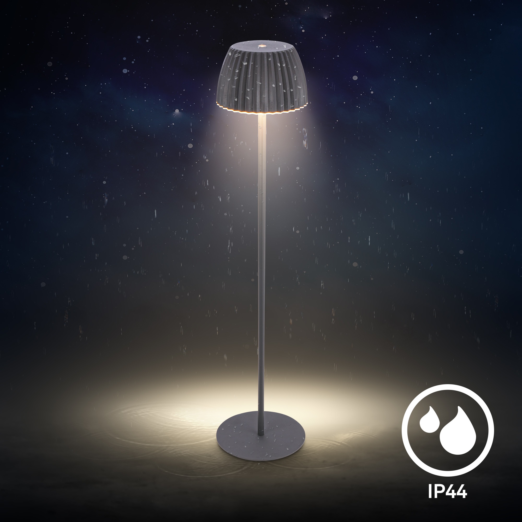 Briloner Leuchten LED Stehlampe »Akku LED Stehleuchte Riffle«