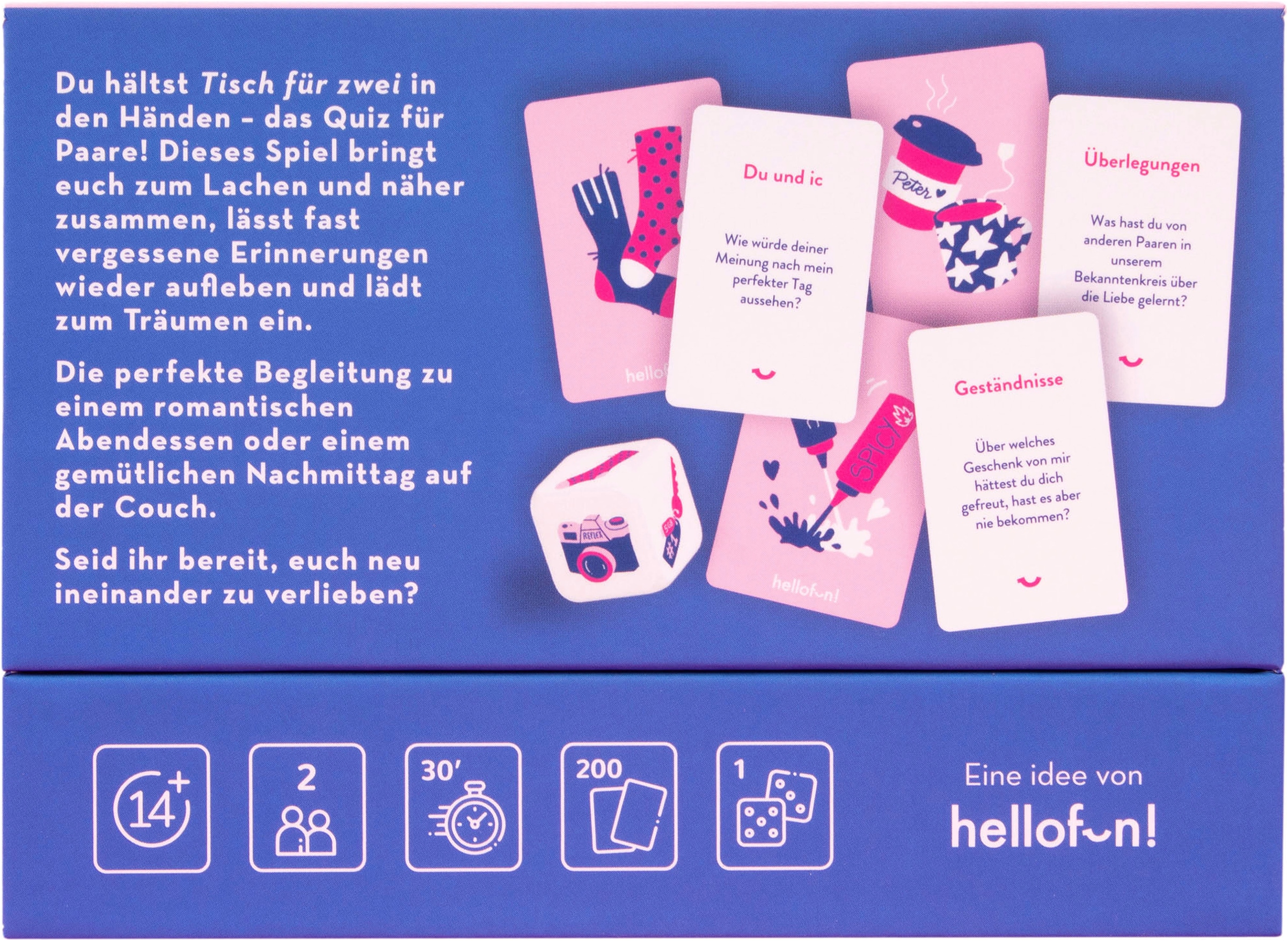 hellofun! Spiel »Tisch für Zwei«