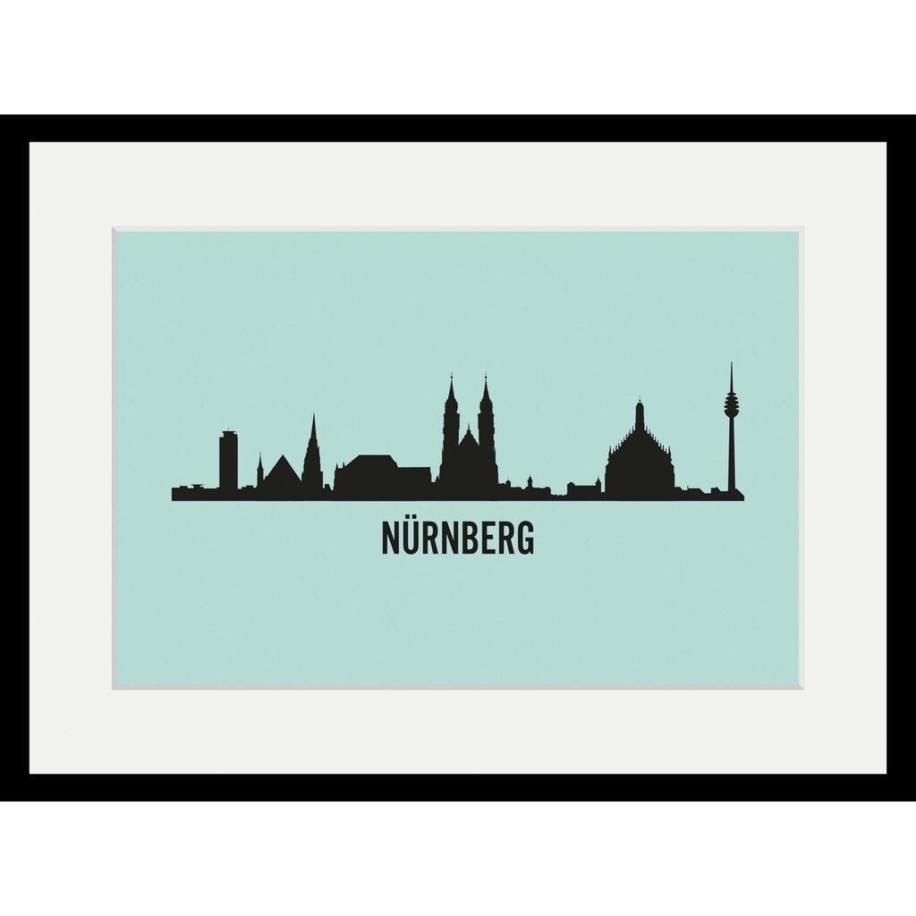 queence Bild »Nürnberg Skyline«, Städte, (1 St.)