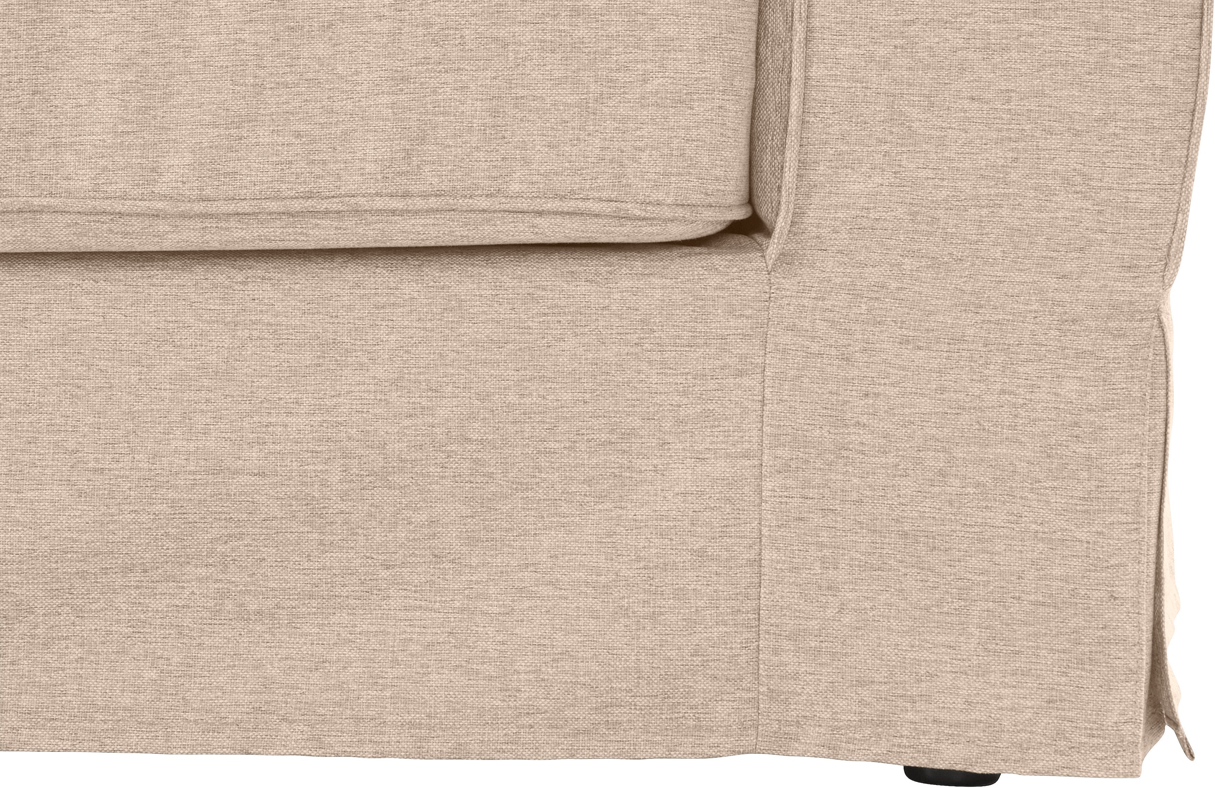 Timbers Ecksofa »Vintage L-Form«, 3-Sitzer Polsterecke im Landhausstil, mit abnehmbarer Husse