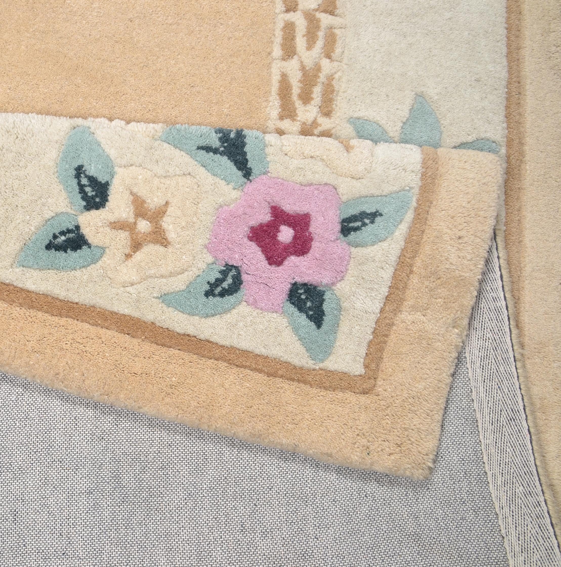 THEKO Bettumrandung »Lifou« Höhe 14 mm 3 Stk. tlg. Läufer-Set, Kurzflor, reine Schurwolle, handgewebt, mit Bordüre