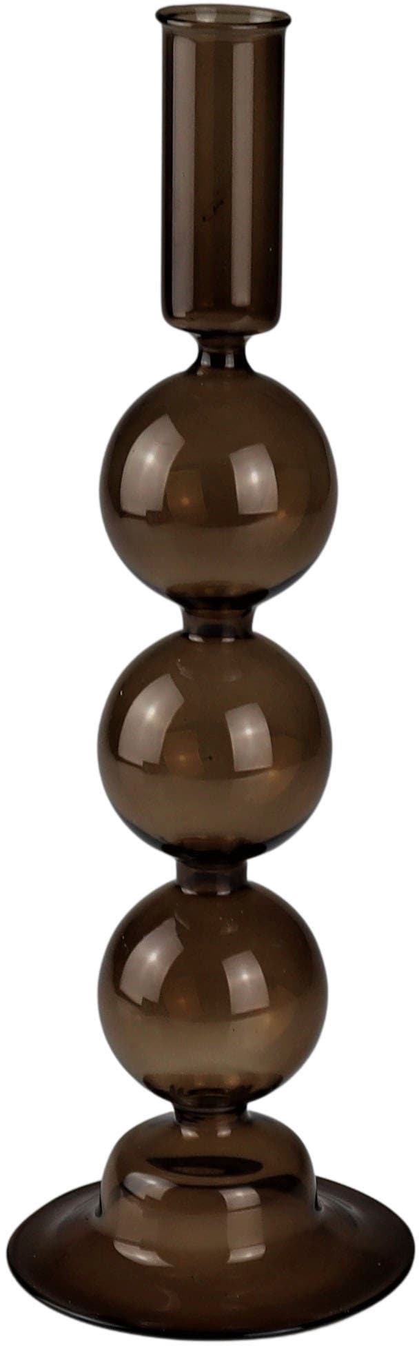 Leonique Kerzenhalter »Lorrely«, (Set, 2 St.), Stabkerzenhalter aus Glas,  Höhe ca. 25 cm auf Raten bestellen | Windlichter