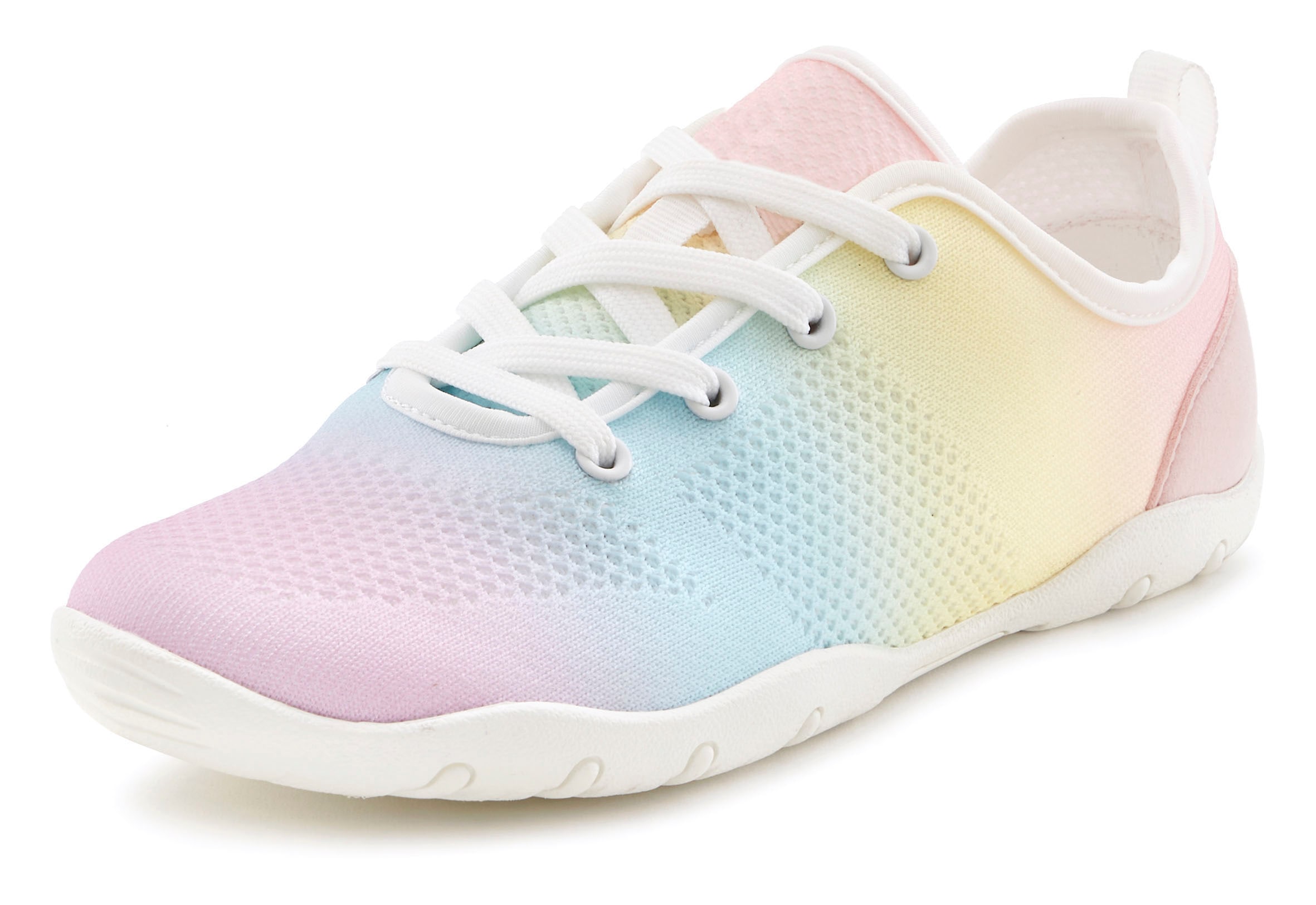 Vivance Sneaker »Schnürhalbschuh,«, mit leichter Sohle und modischem Farbverlauf VEGAN