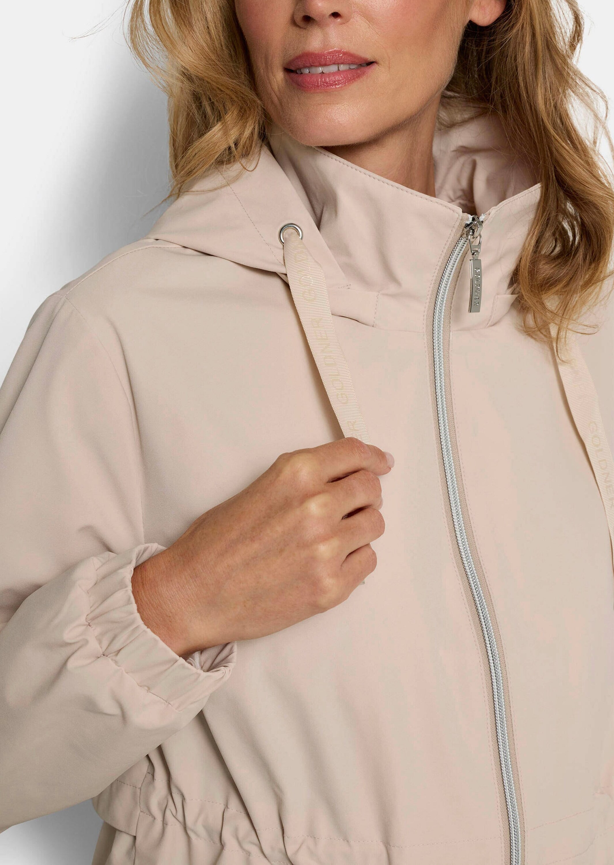 GOLDNER Jackenblazer »Freizeitjacke mit Kapuze« abtrennbare Kapuze