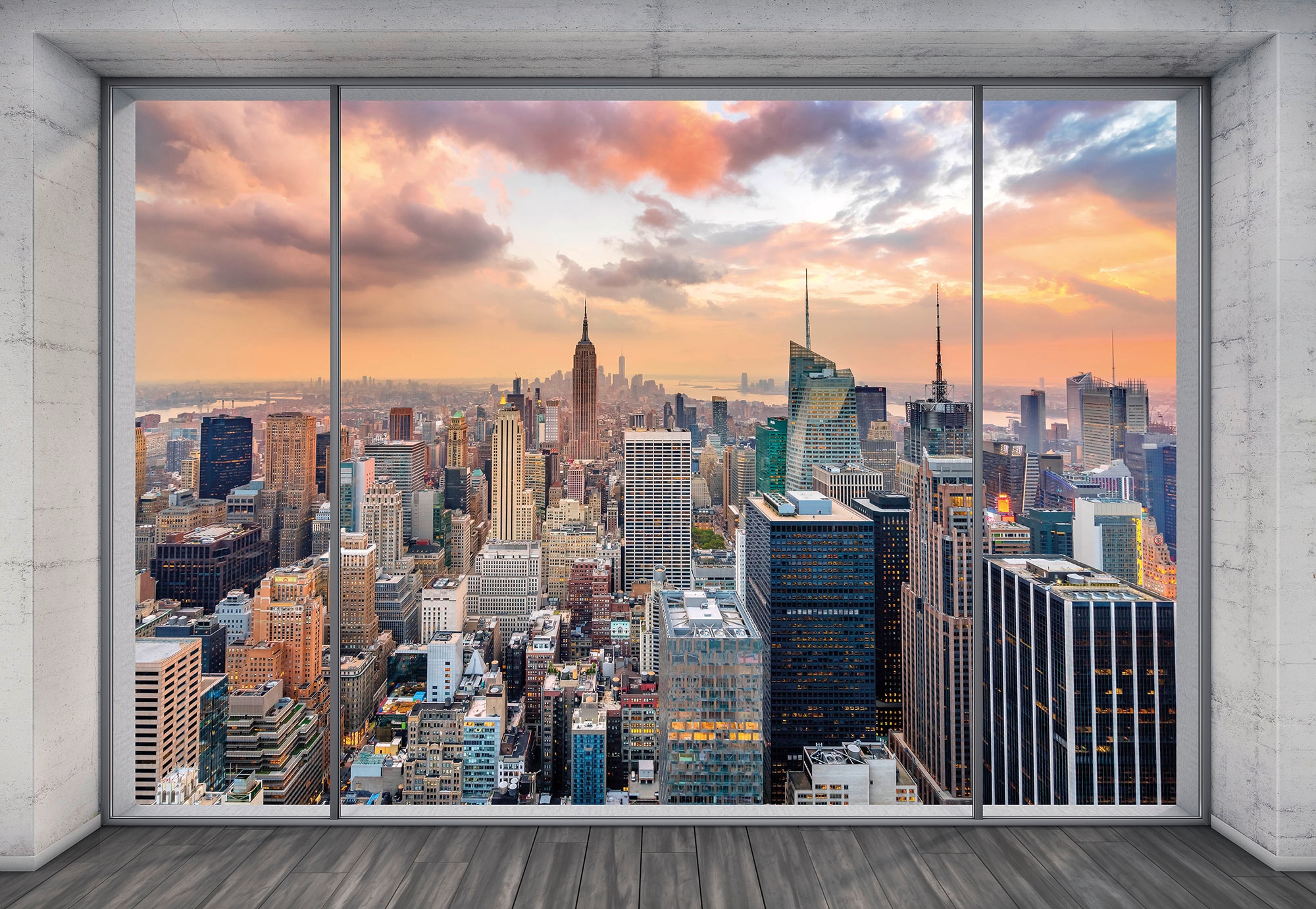 Komar Vliestapete »NYC Outlook«, XXL Kleister (Breite mit 3 kaufen Höhe), cm Jahren online inklusive x Garantie | 368x248
