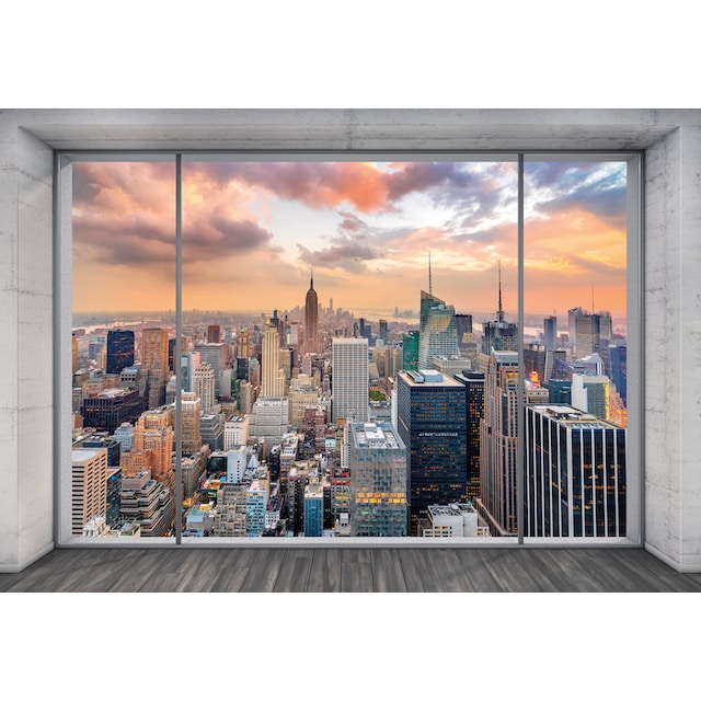 Komar Vliestapete »NYC Outlook«, 368x248 cm (Breite x Höhe), inklusive  Kleister online kaufen | mit 3 Jahren XXL Garantie