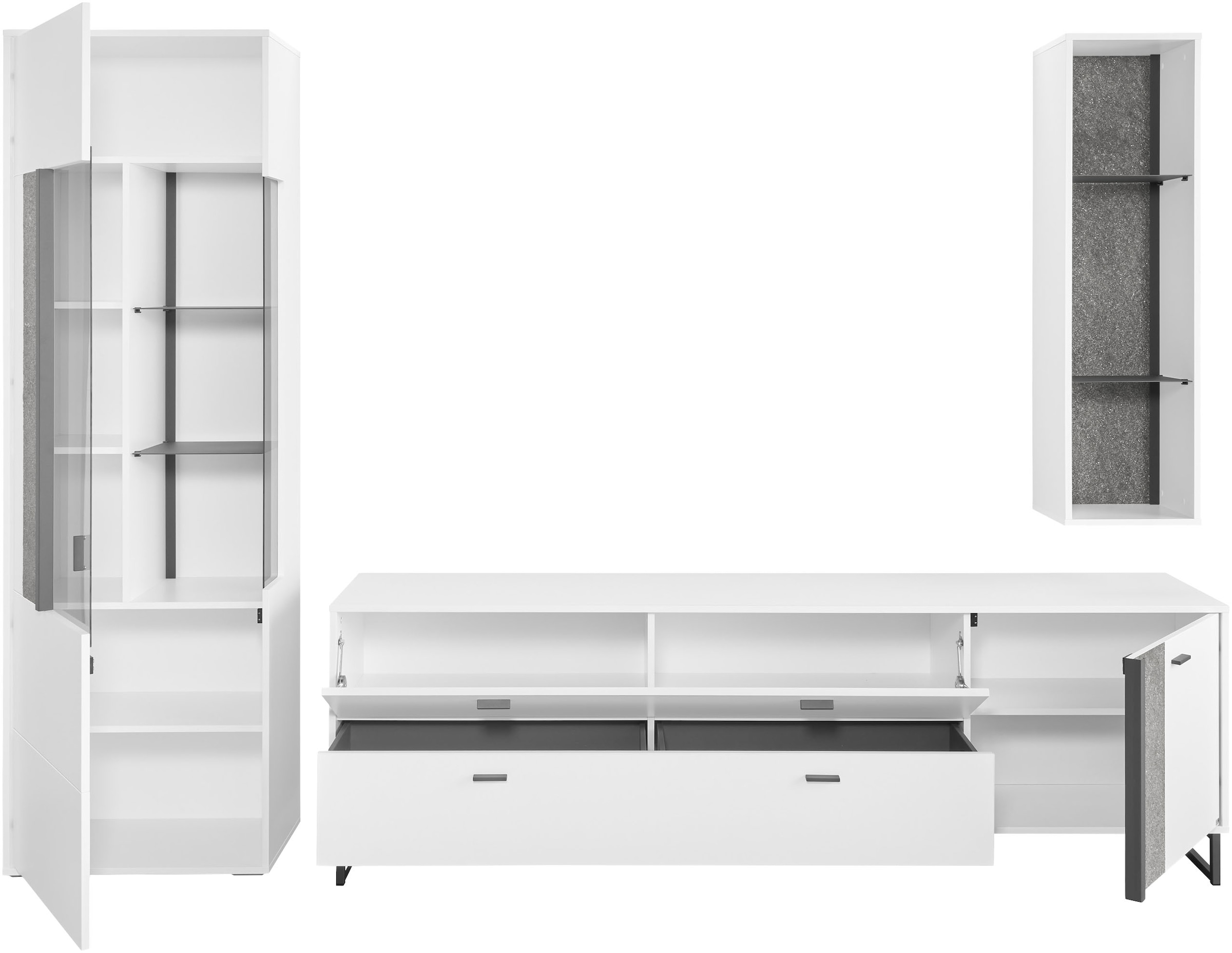 set one by Musterring TV-Wand »Deltona« 3 Stk. tlg.