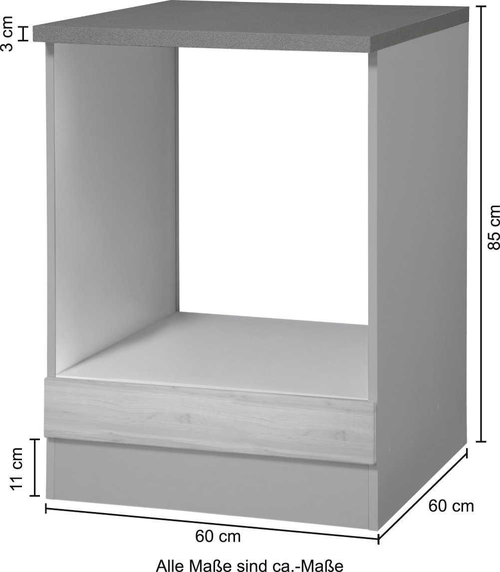 KOCHSTATION Herdumbauschrank »KS-Trier«, Breite 60 cm