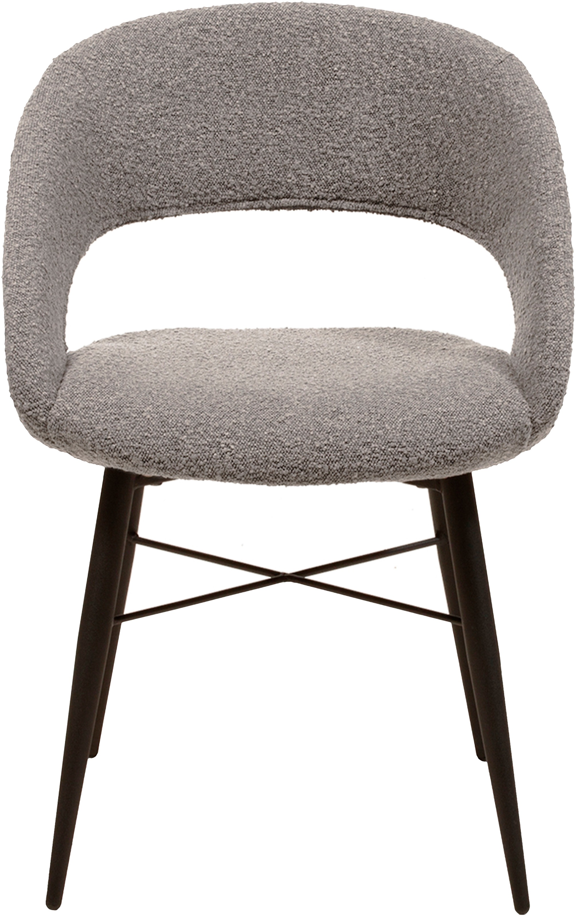 OMG Design Esszimmerstuhl »Marley« (Set) 1 Stk.mit modernem Cut-Out, Bouclé Bezug