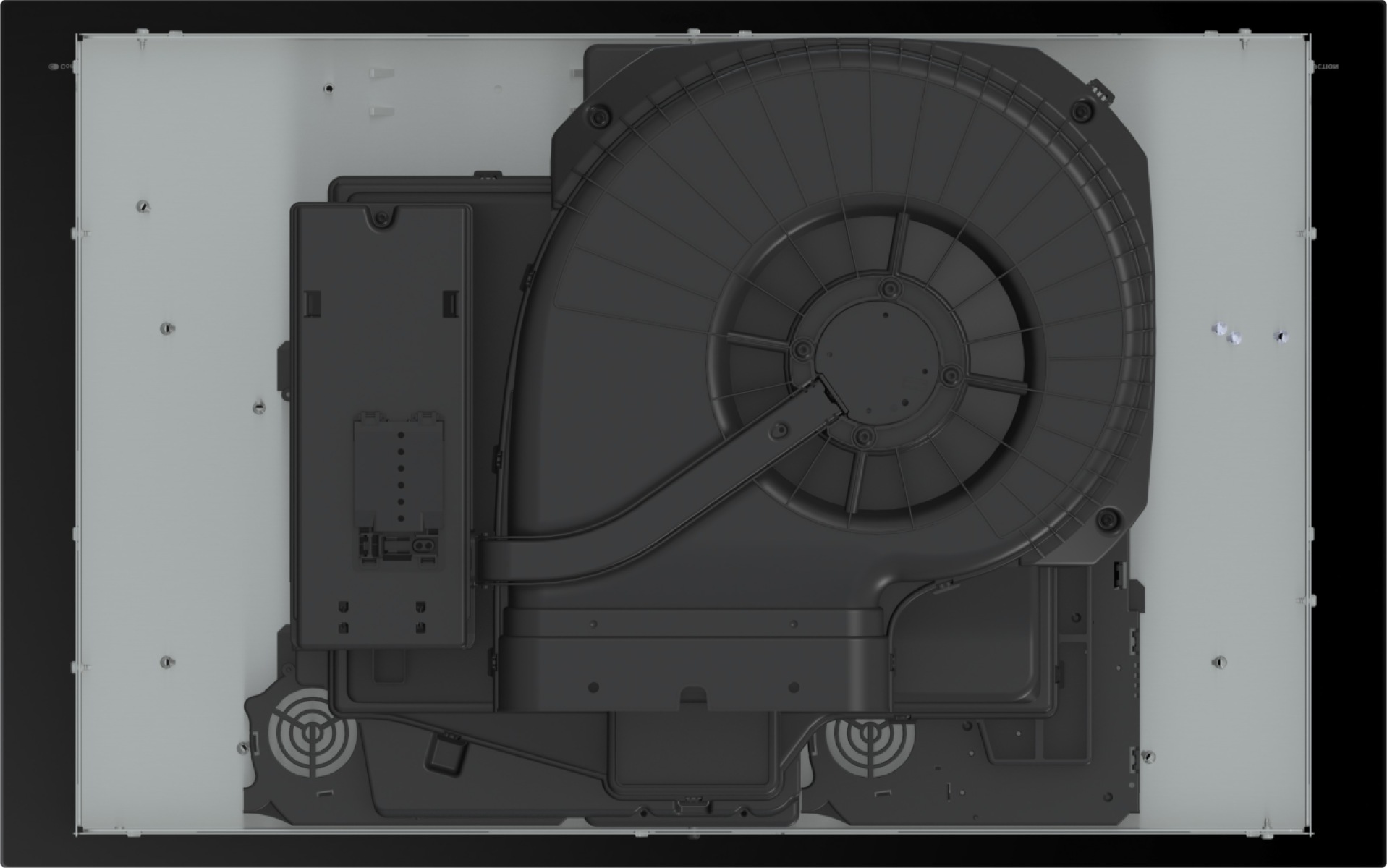GORENJE Kochfeld mit Dunstabzug »GEH8433BSRWF« InfiniteMatt - kratzresistente, matte Kochfeldoberfläche